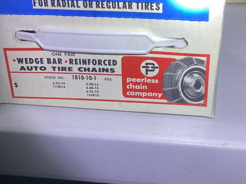 15 Inch Tire Chains from the Peerless Chain Company for Radial or Regular Tires 1817-10-1 (3 pieces)