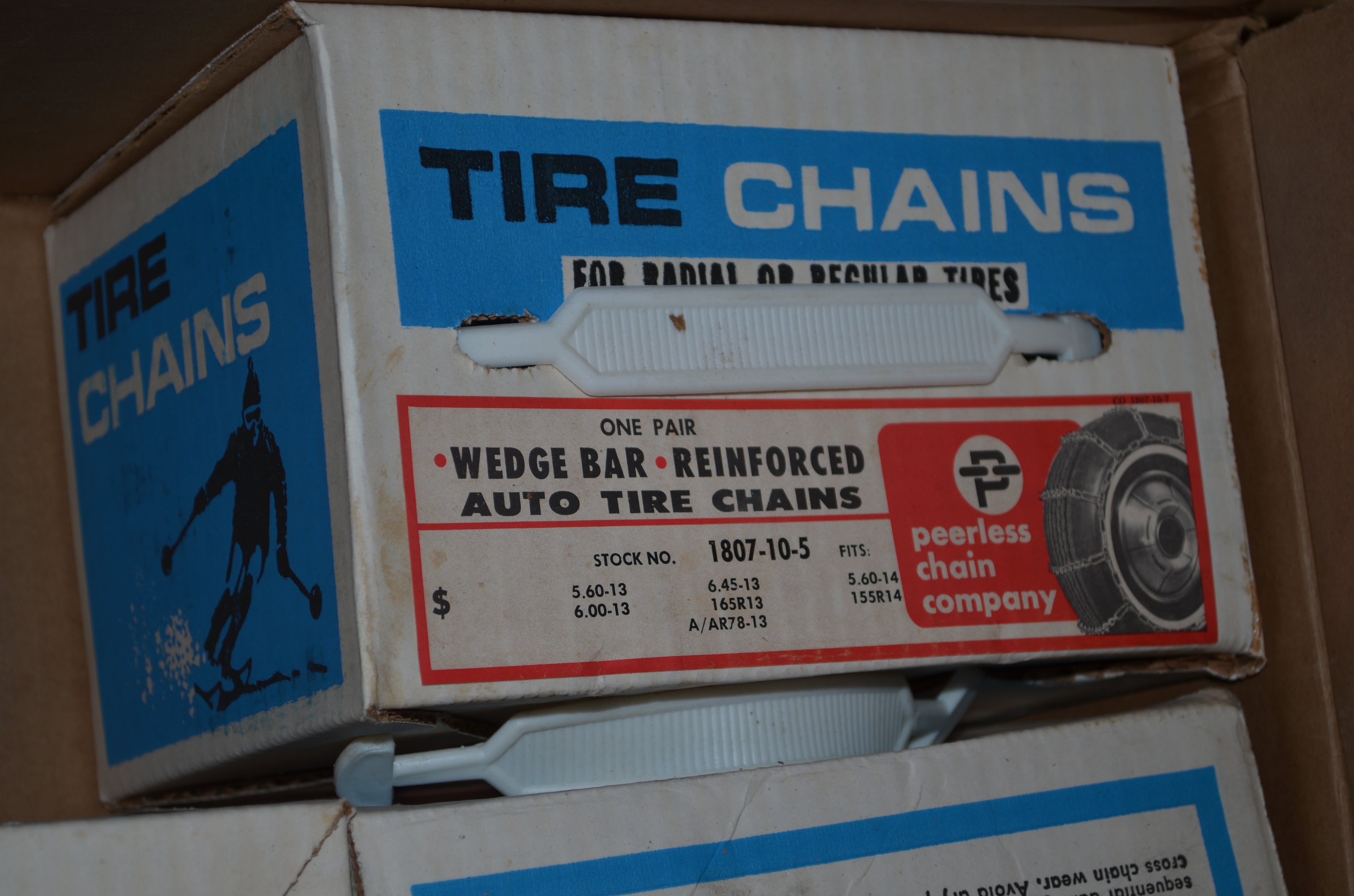 15 Inch Tire Chains from the Peerless Chain Company for Radial or Regular Tires 1817-10-1 (3 pieces)