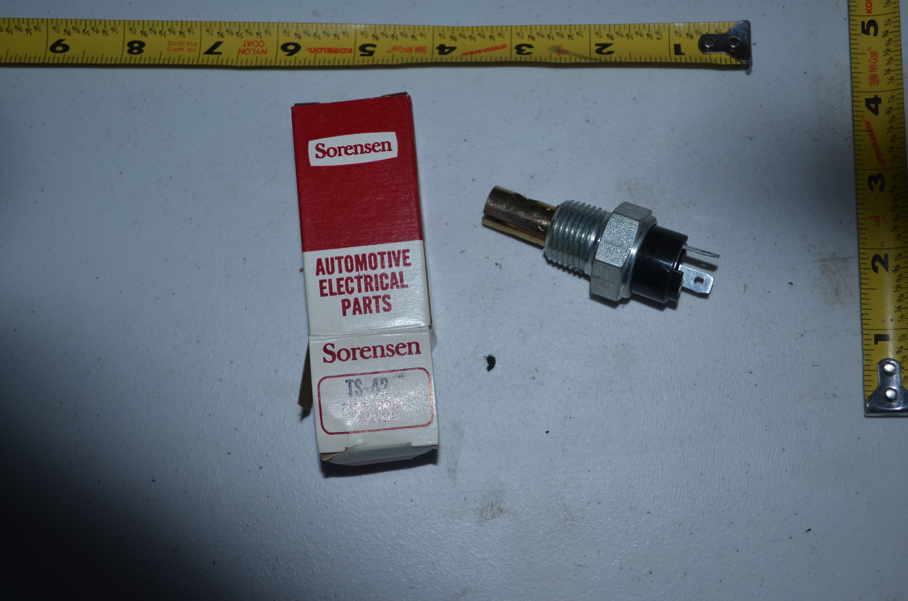 Sorensen Temperature Gauge Switch TS-42 Vintage Genuine OEM NOS USA