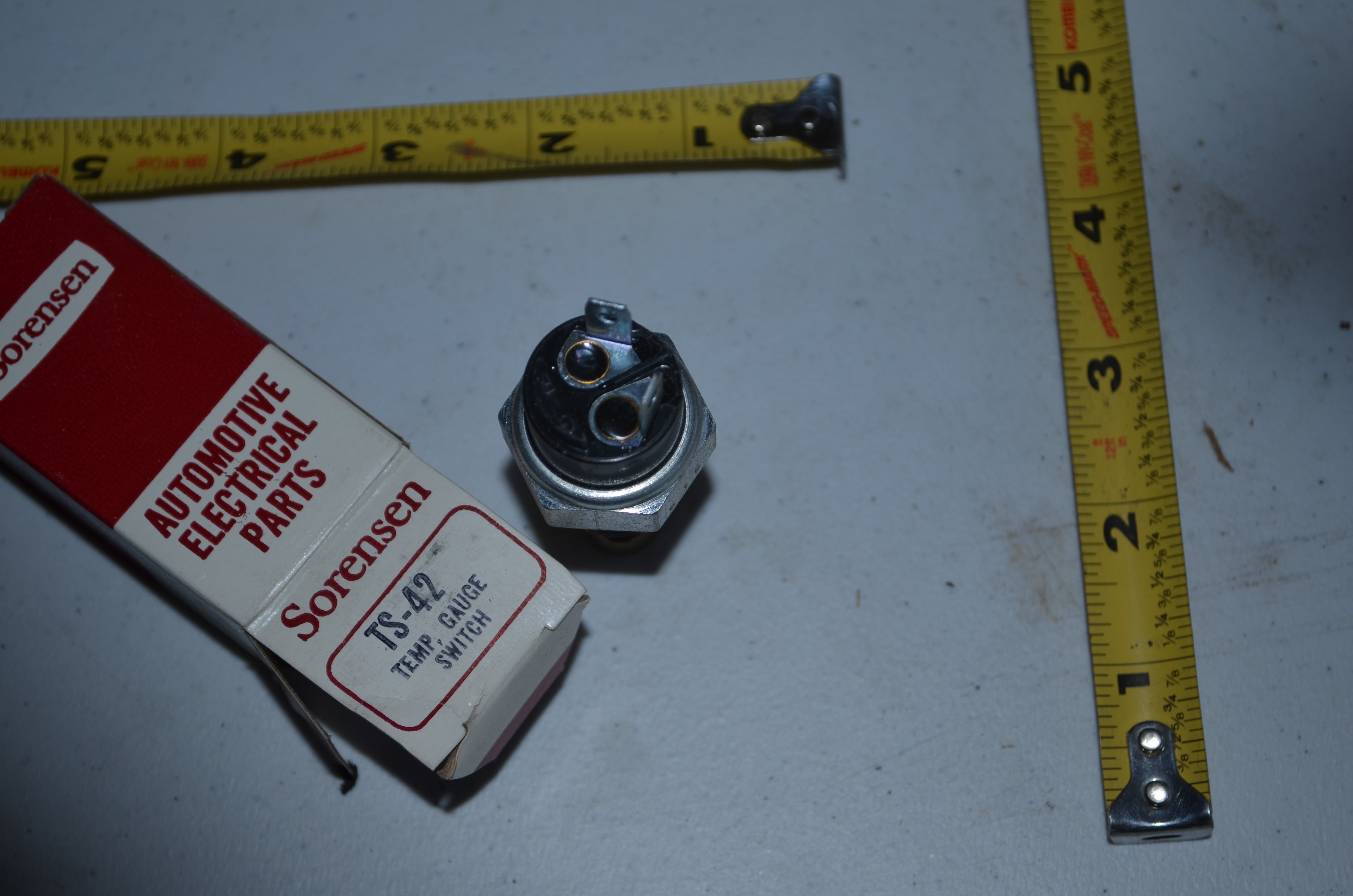 Sorensen Temperature Gauge Switch TS-42 Vintage Genuine OEM NOS USA