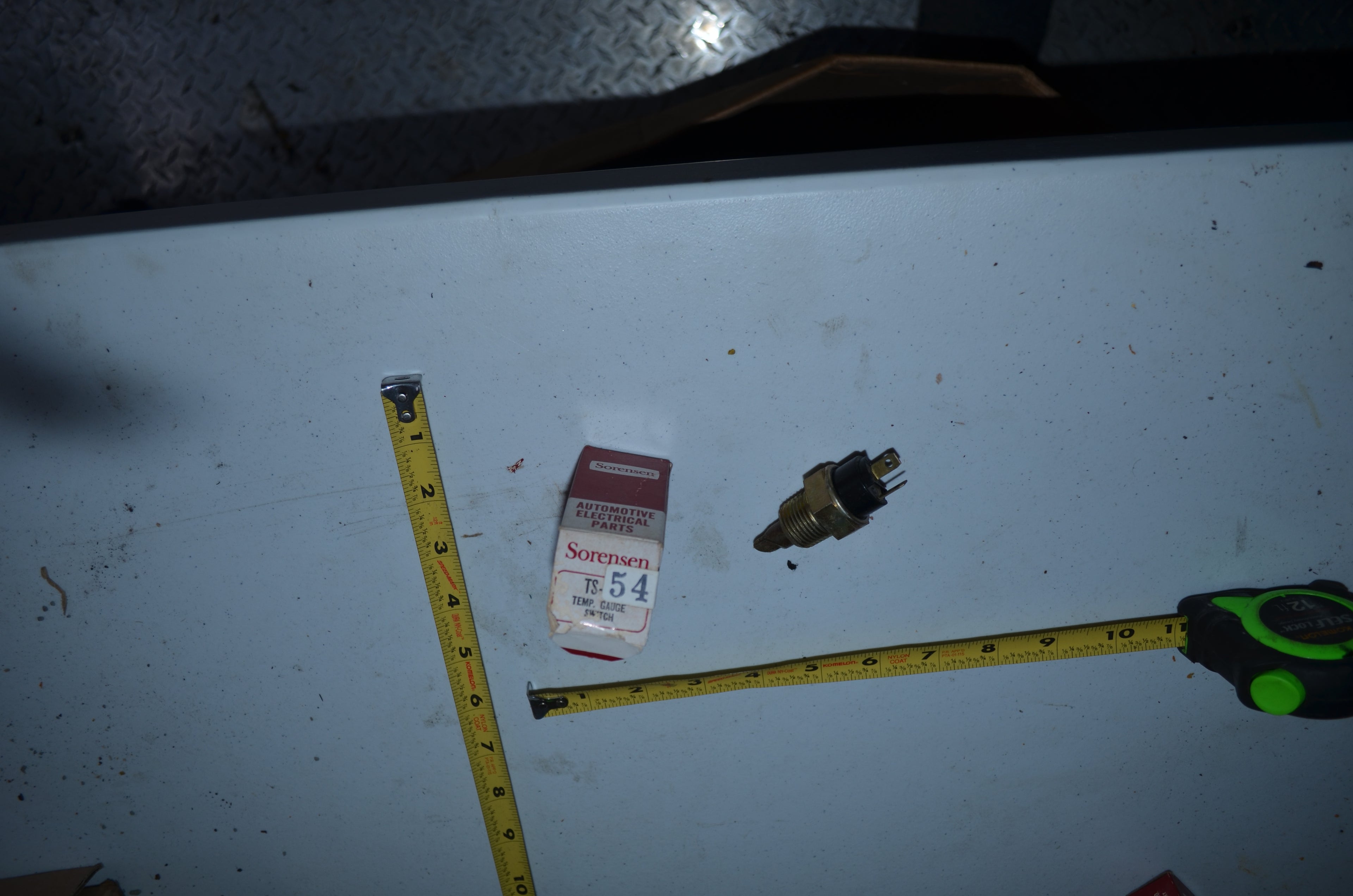 Sorensen Temperature Gauge Switch TS-54 vintage Genuine OEM NOS USA