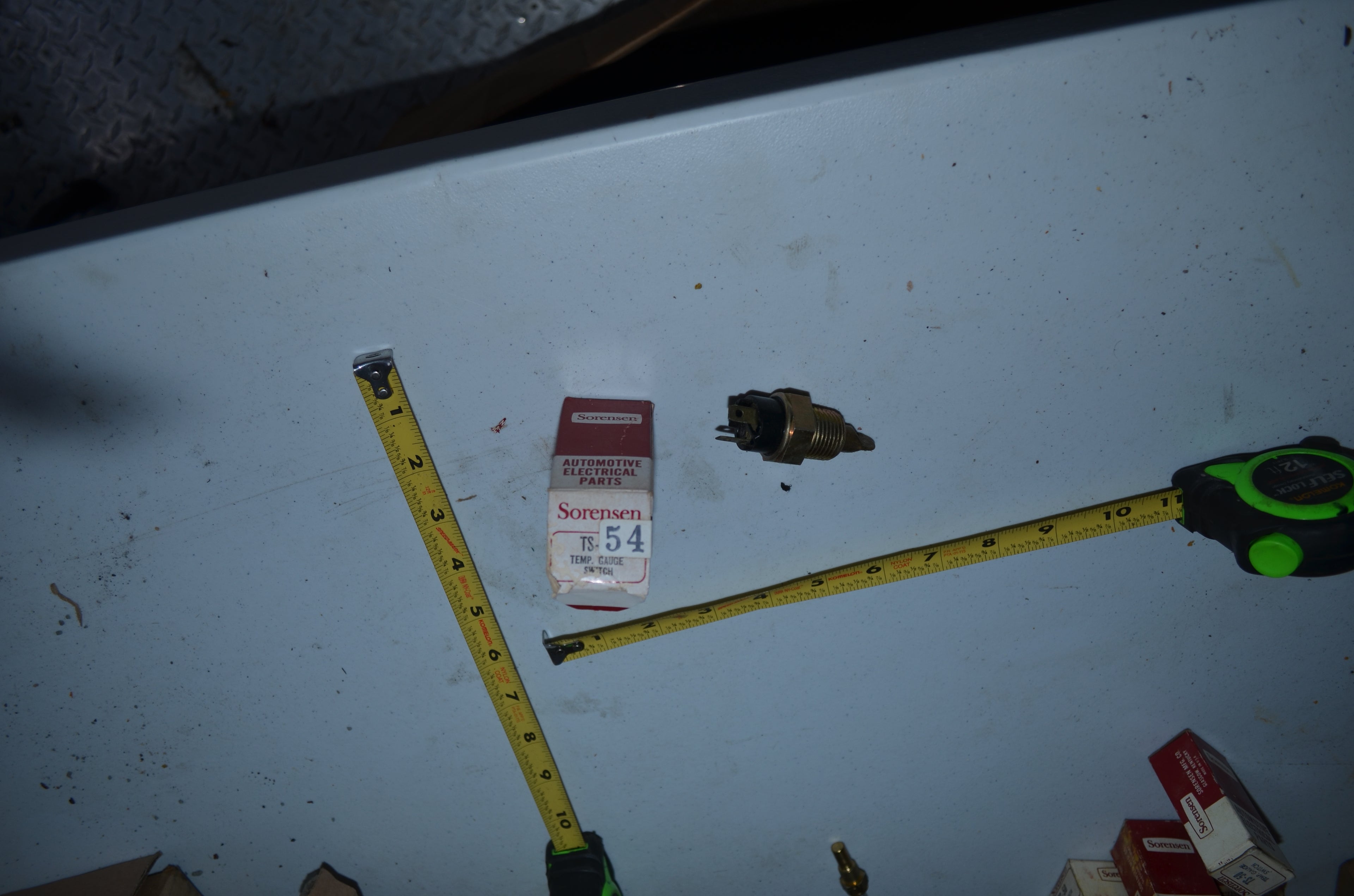Sorensen Temperature Gauge Switch TS-54 vintage Genuine OEM NOS USA