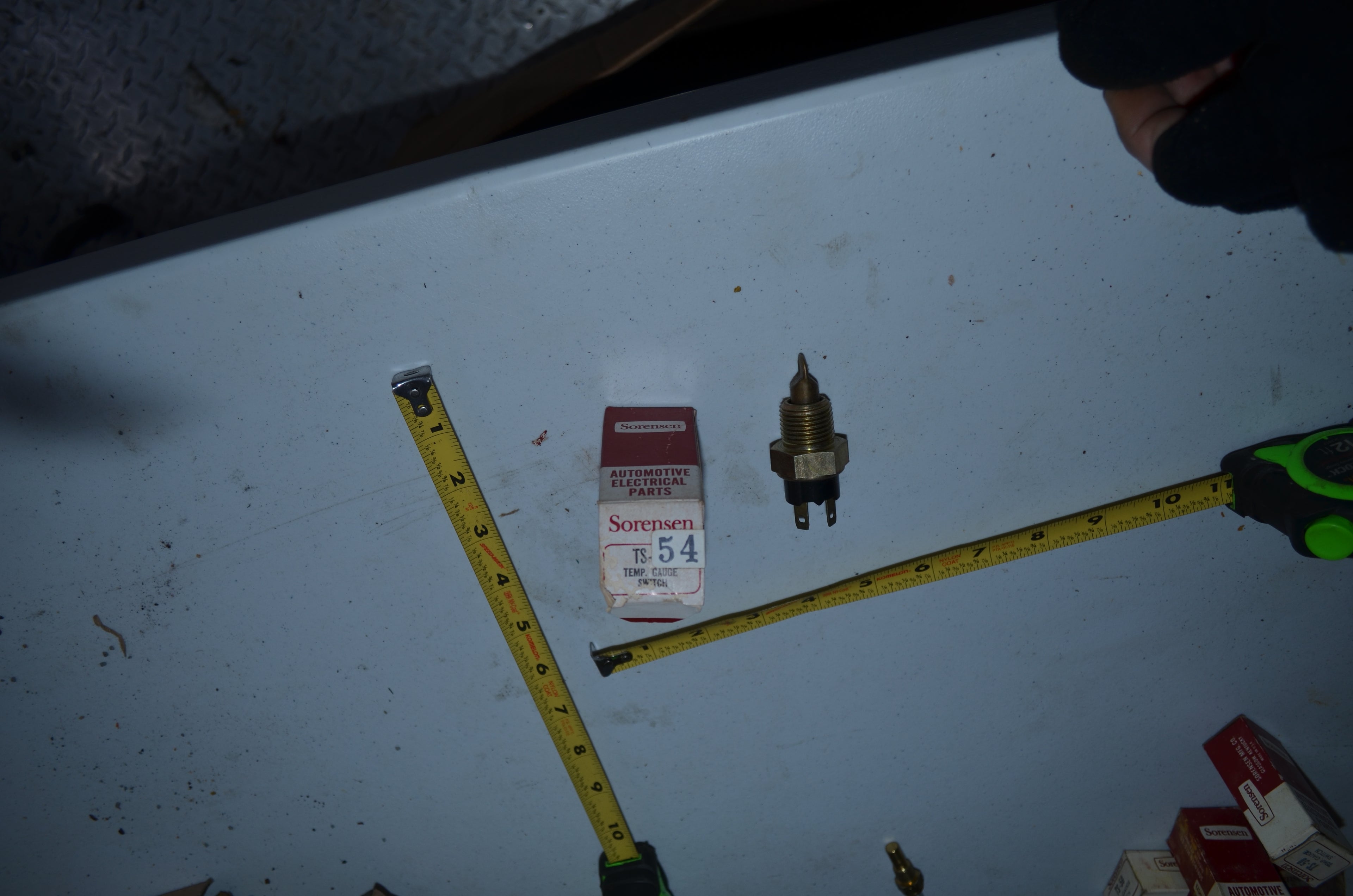 Sorensen Temperature Gauge Switch TS-54 vintage Genuine OEM NOS USA