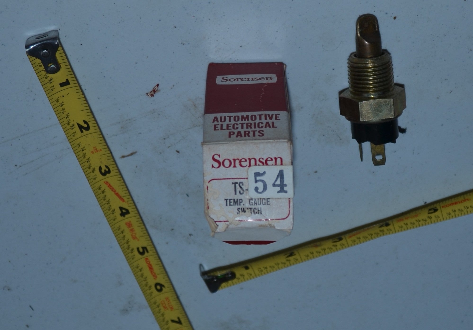 Sorensen Temperature Gauge Switch TS-54 vintage Genuine OEM NOS USA