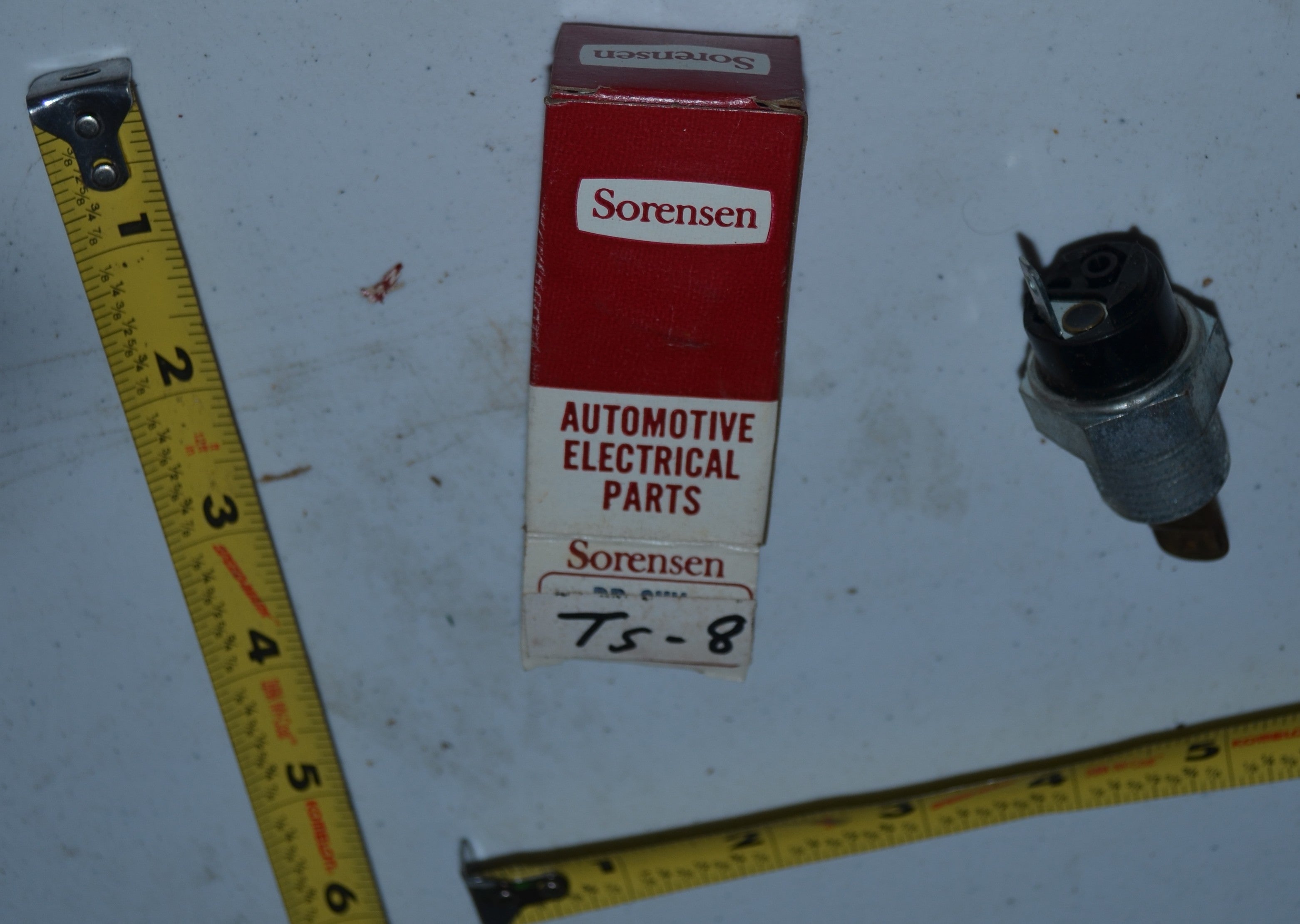 Sorensen Temperature Gauge Switch TS-8 vintage Genuine OEM NOS USA
