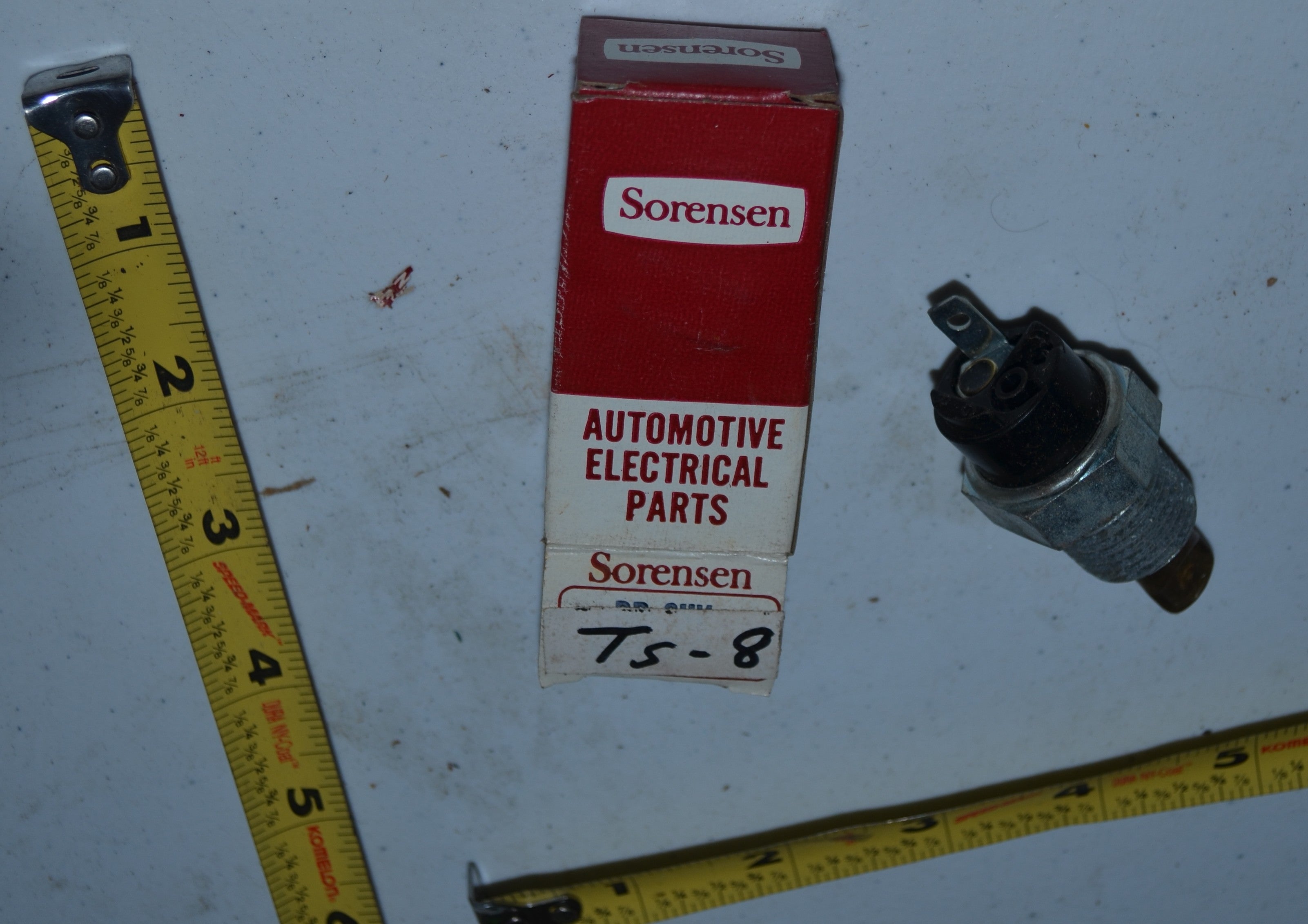 Sorensen Temperature Gauge Switch TS-8 vintage Genuine OEM NOS USA