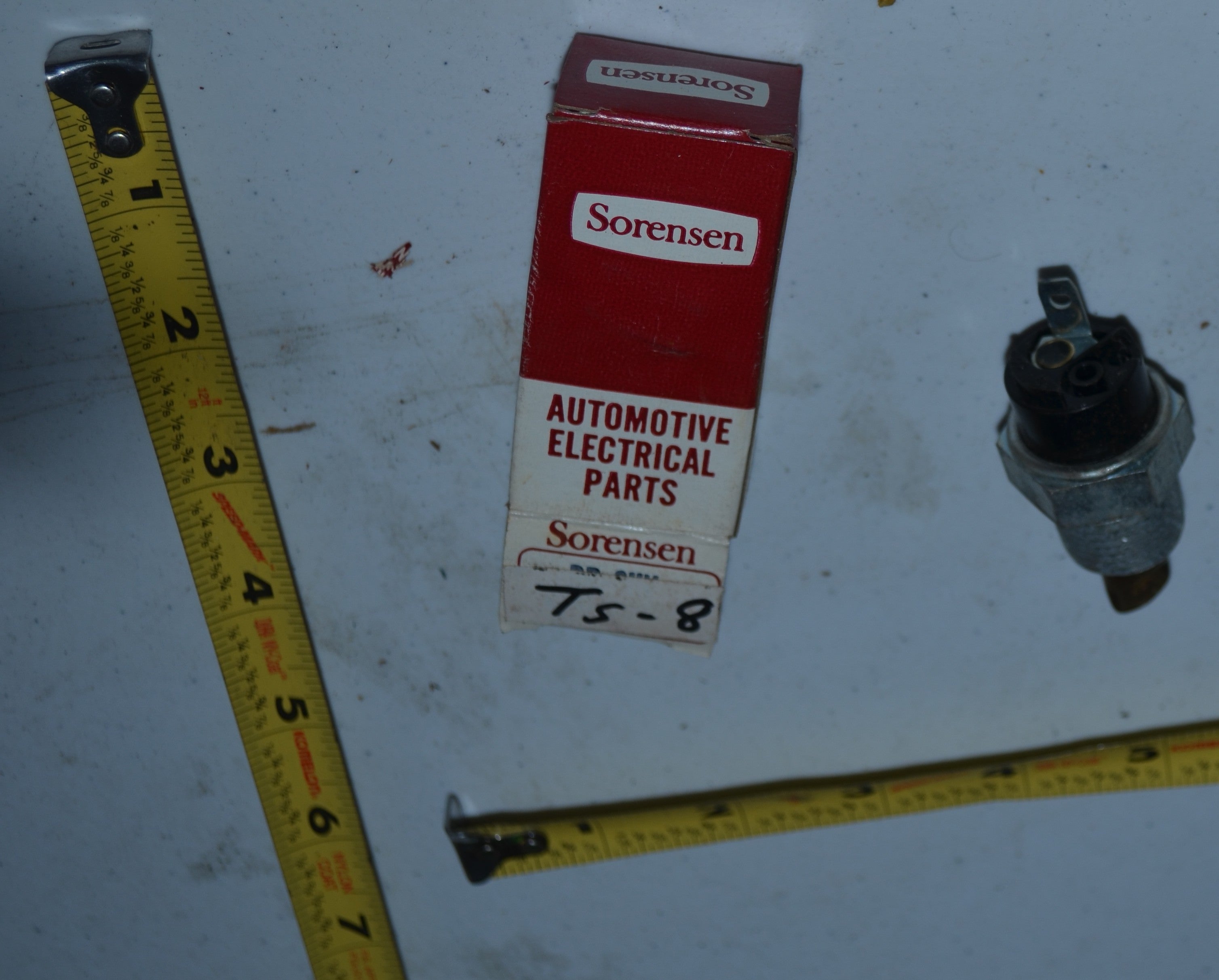 Sorensen Temperature Gauge Switch TS-8 vintage Genuine OEM NOS USA