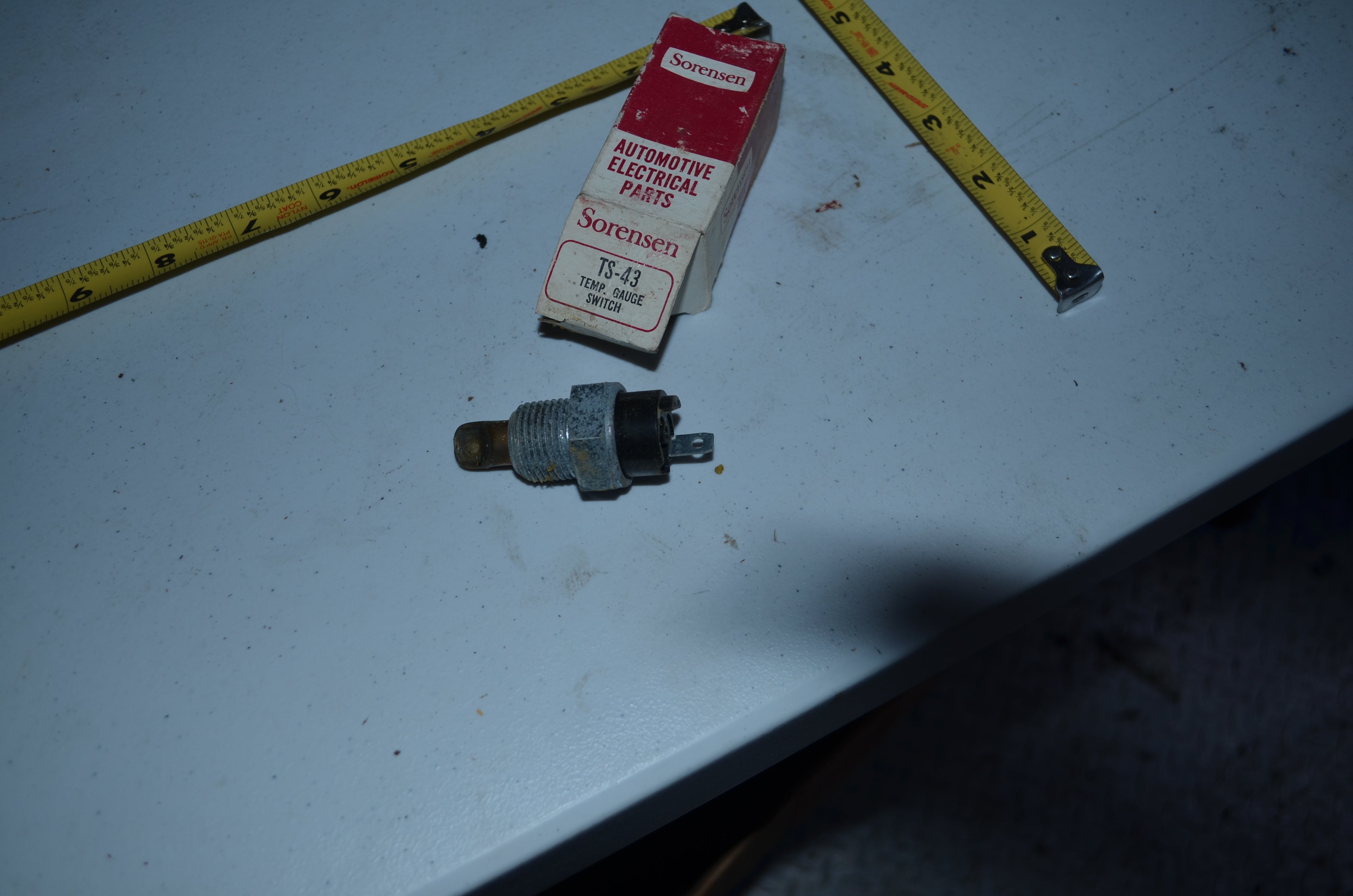 Sorensen Temperature Gauge Switch TS-43 Vintage Genuine OEM NOS USA