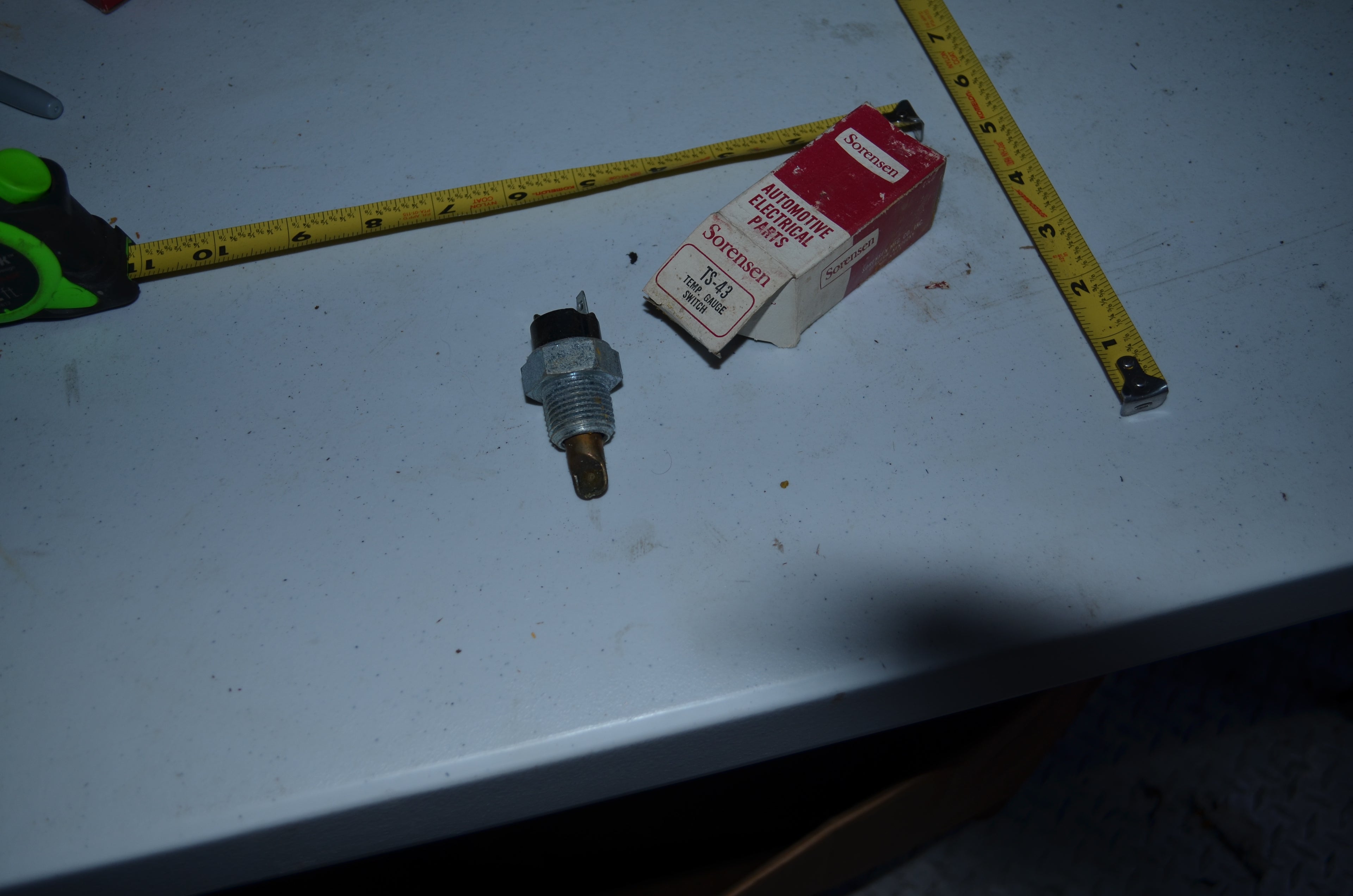 Sorensen Temperature Gauge Switch TS-43 Vintage Genuine OEM NOS USA