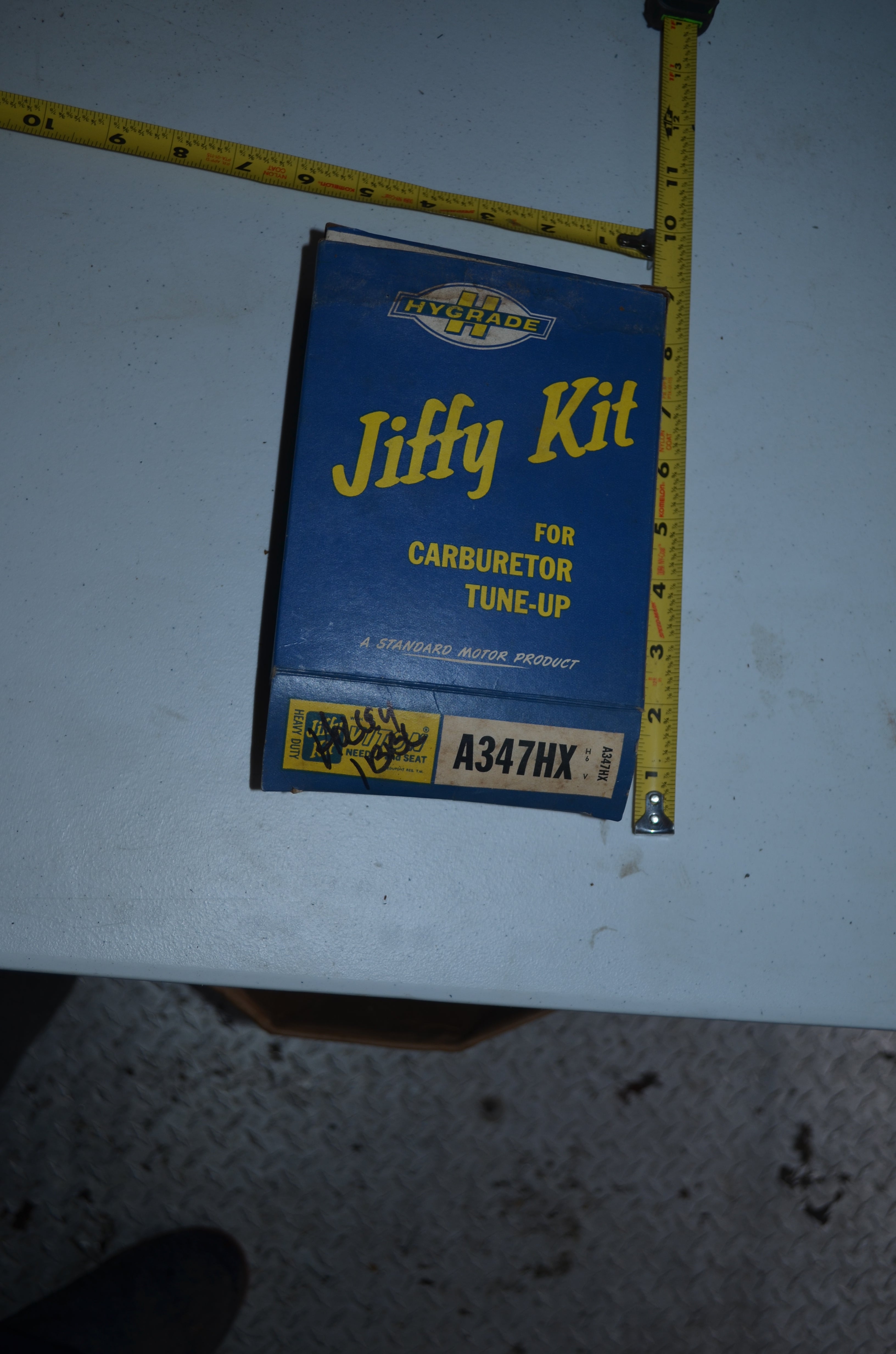 Hygrade Heavy Duty Holley Carburetors Vntage Jiffy 1 Barrel Tune-Up Kit NOS Part A347HX
