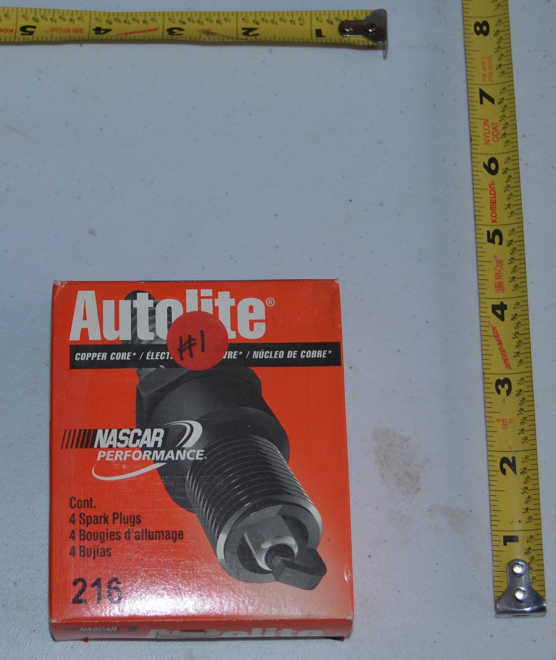 Ford tractor Autolite # 216 Spark Plugs Copper Core NOS vintage Genuine OEM