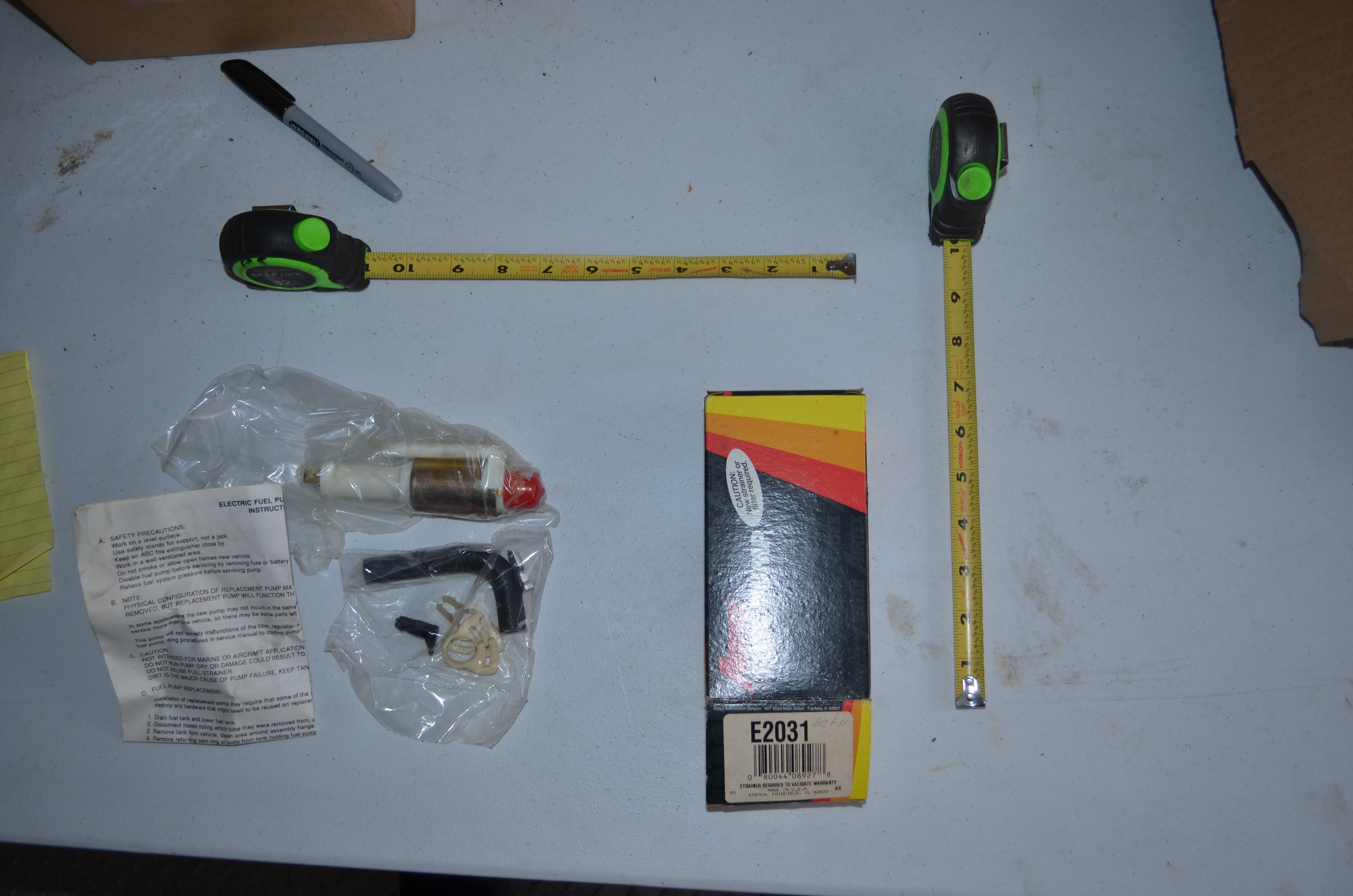 Late 80s Ford Airtex Electric Fuel Pump # E2031 Vintage NOS OEM USA