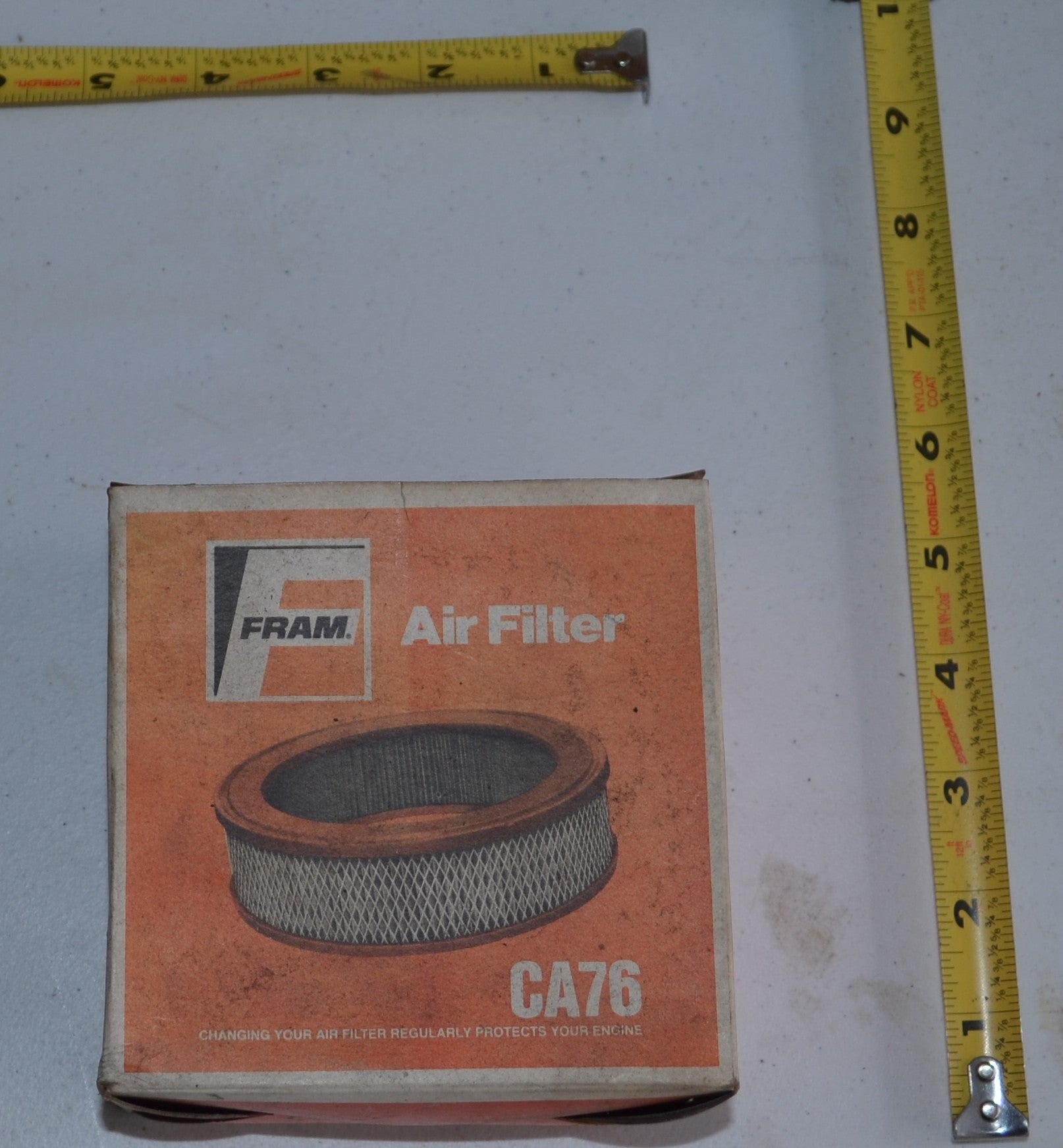FRAM Air Filter CA76 NOS, Vintage OEM, USA Made, vintage
