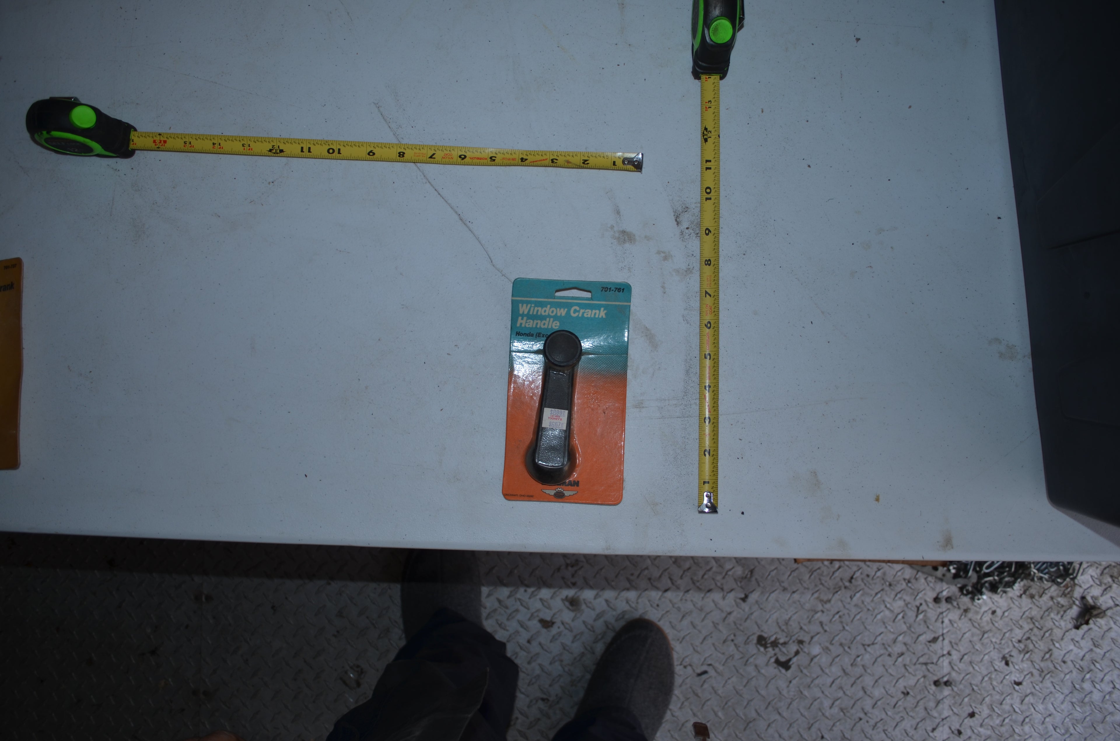 New Mopar window crank handle Vintage Dorman 701-737  for 85-89 Mopar (Shadow Sundance LeBaron)