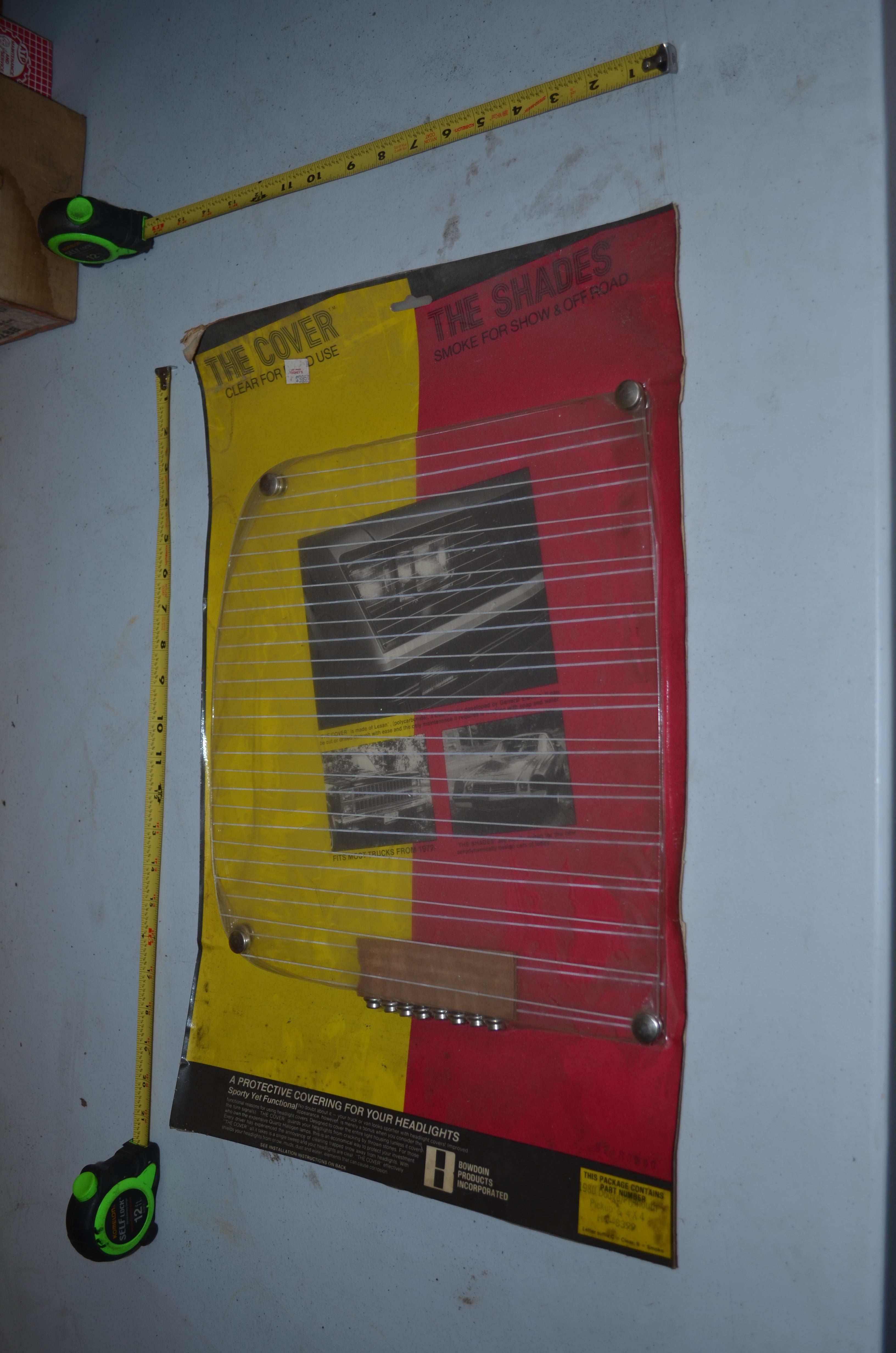 1980 Dodge / Plymouth and 4x4x truck Vintage AVS auto headlight shade made in USA (Auto ventshades)AVS