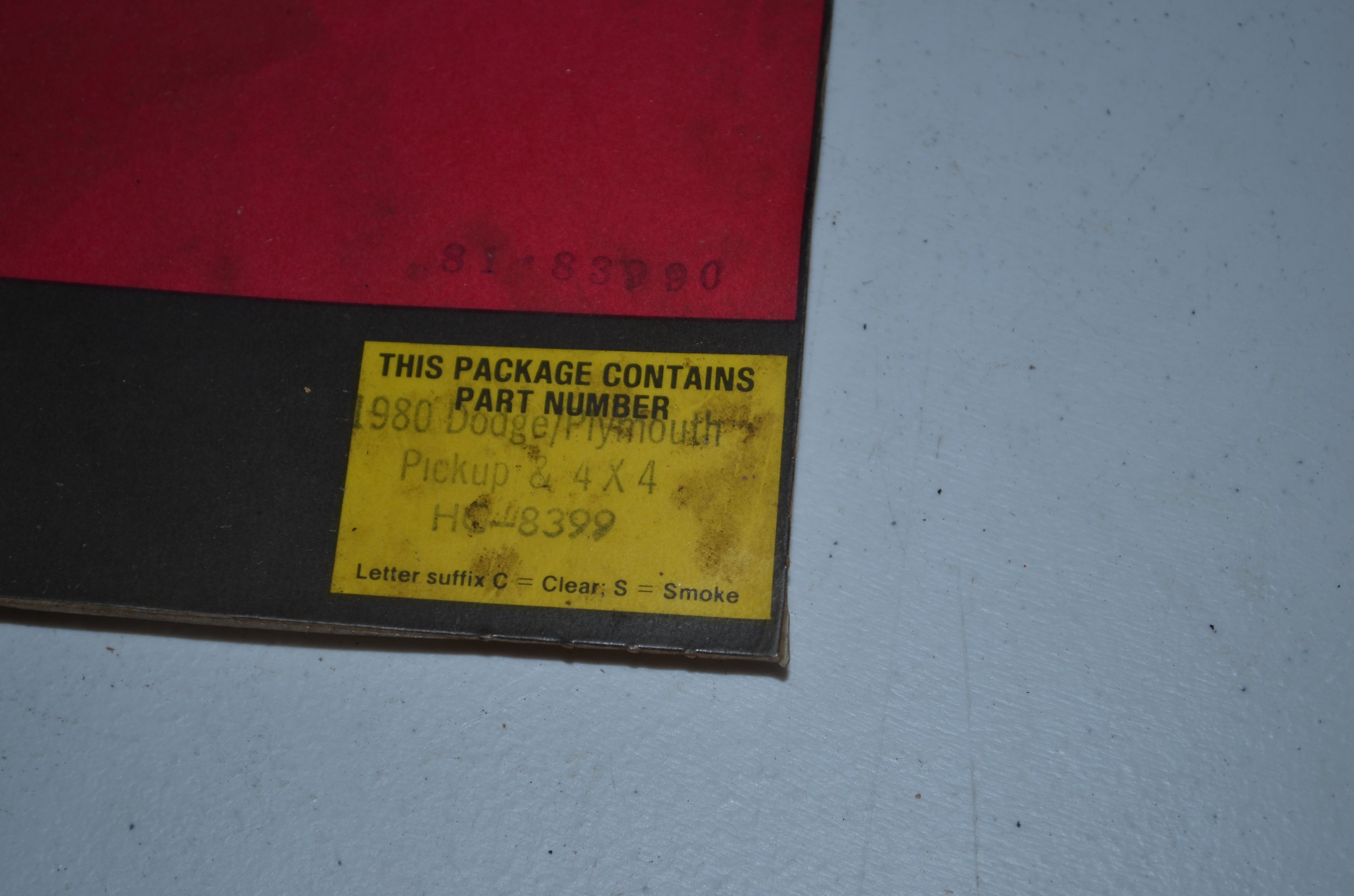 1980 Dodge / Plymouth and 4x4x truck Vintage AVS auto headlight shade made in USA (Auto ventshades)AVS