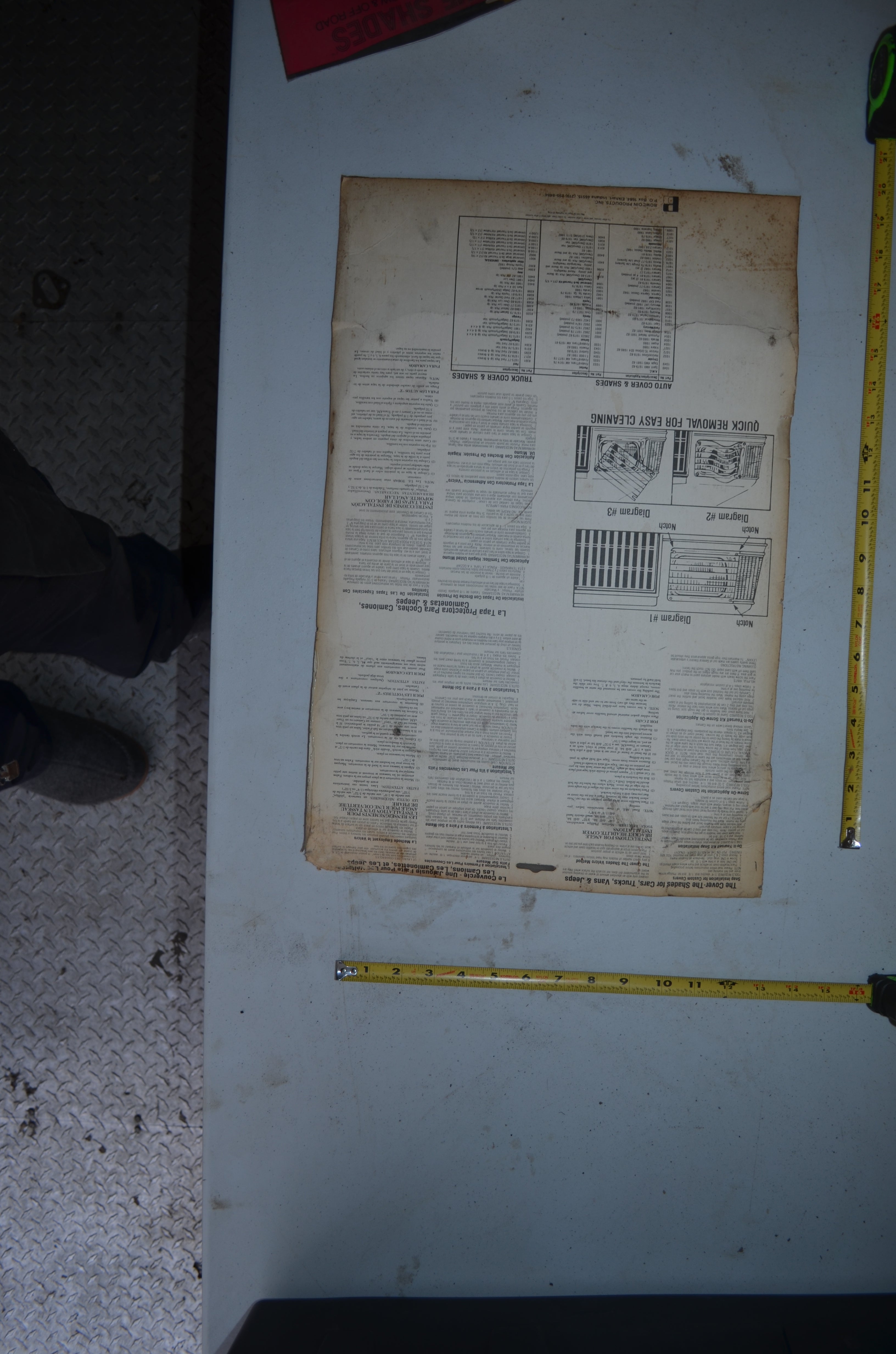 1980 Dodge / Plymouth and 4x4x truck Vintage AVS auto headlight shade made in USA (Auto ventshades)AVS