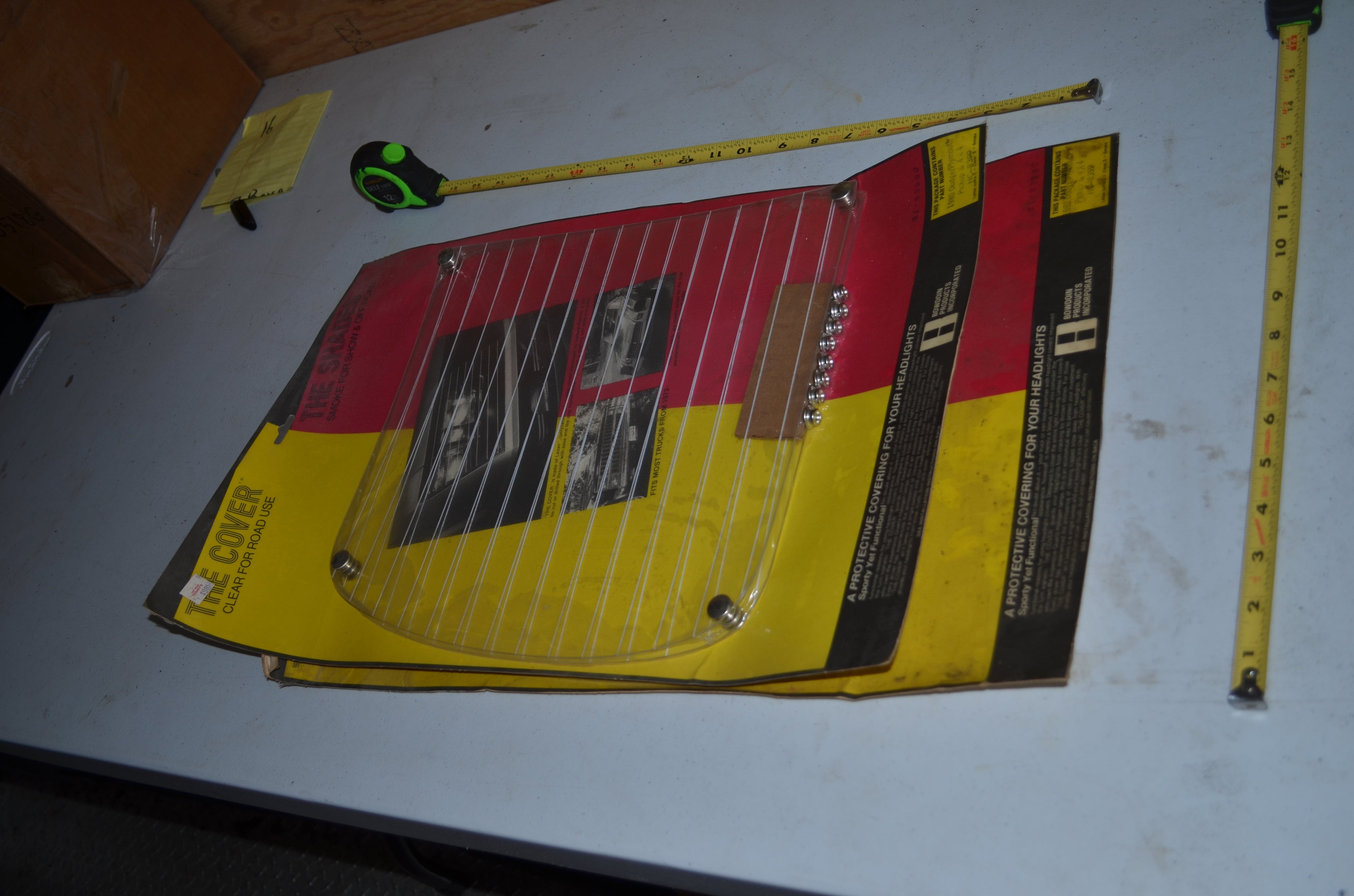 1980 Dodge / Plymouth and 4x4x truck Vintage AVS auto headlight shade made in USA (Auto ventshades)AVS