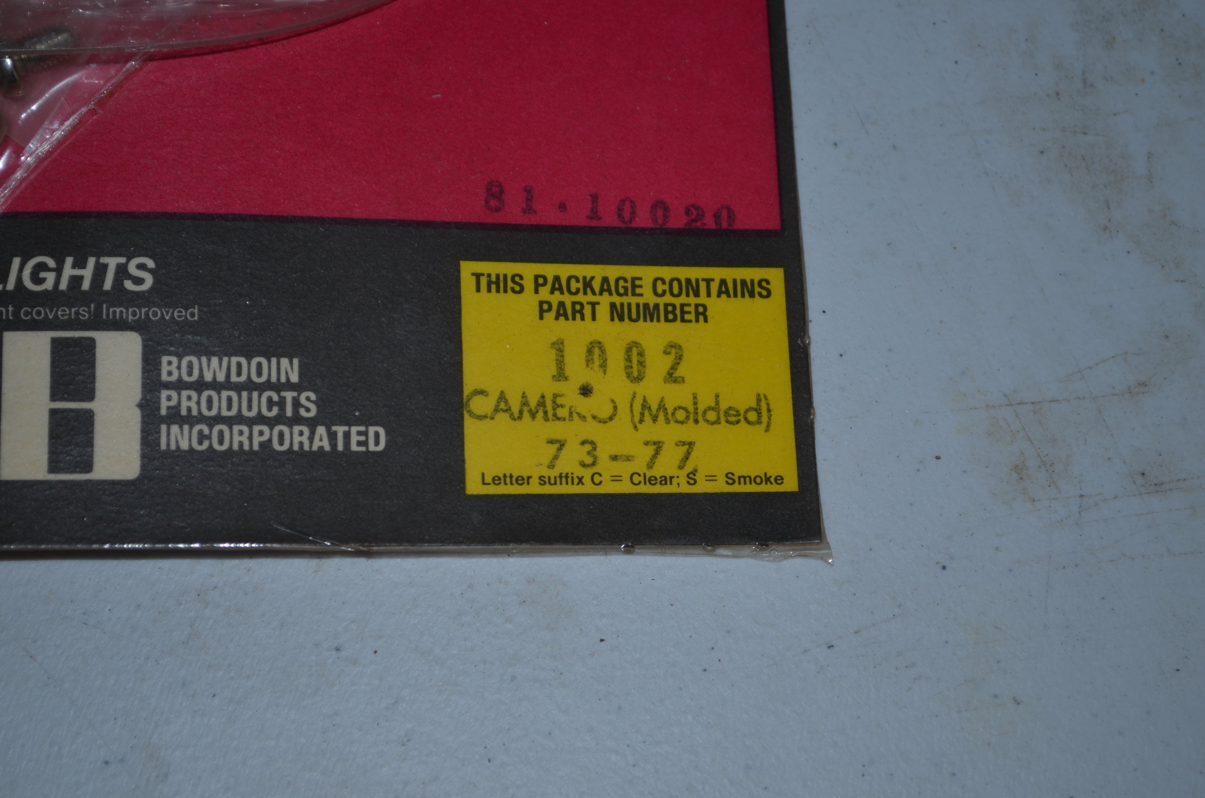 1973 to 77 Chevrolet Camaro Vintage AVS auto headlight shade made in USA (Auto ventshades)AVS