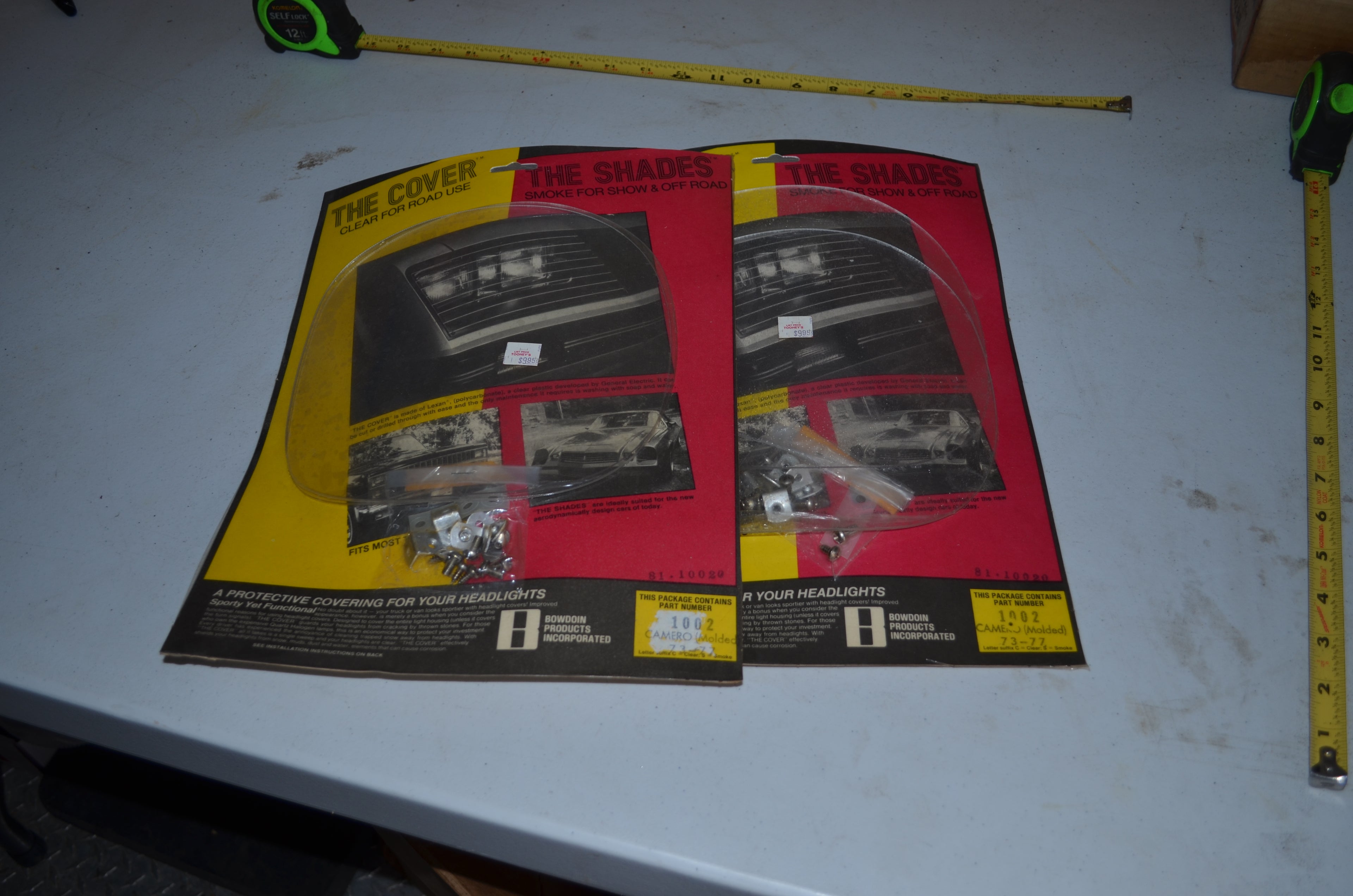 1973 to 77 Chevrolet Camaro Vintage AVS auto headlight shade made in USA (Auto ventshades)AVS