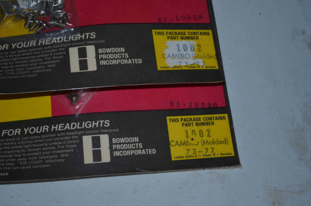 1973 to 77 Chevrolet Camaro Vintage AVS auto headlight shade made in USA (Auto ventshades)AVS