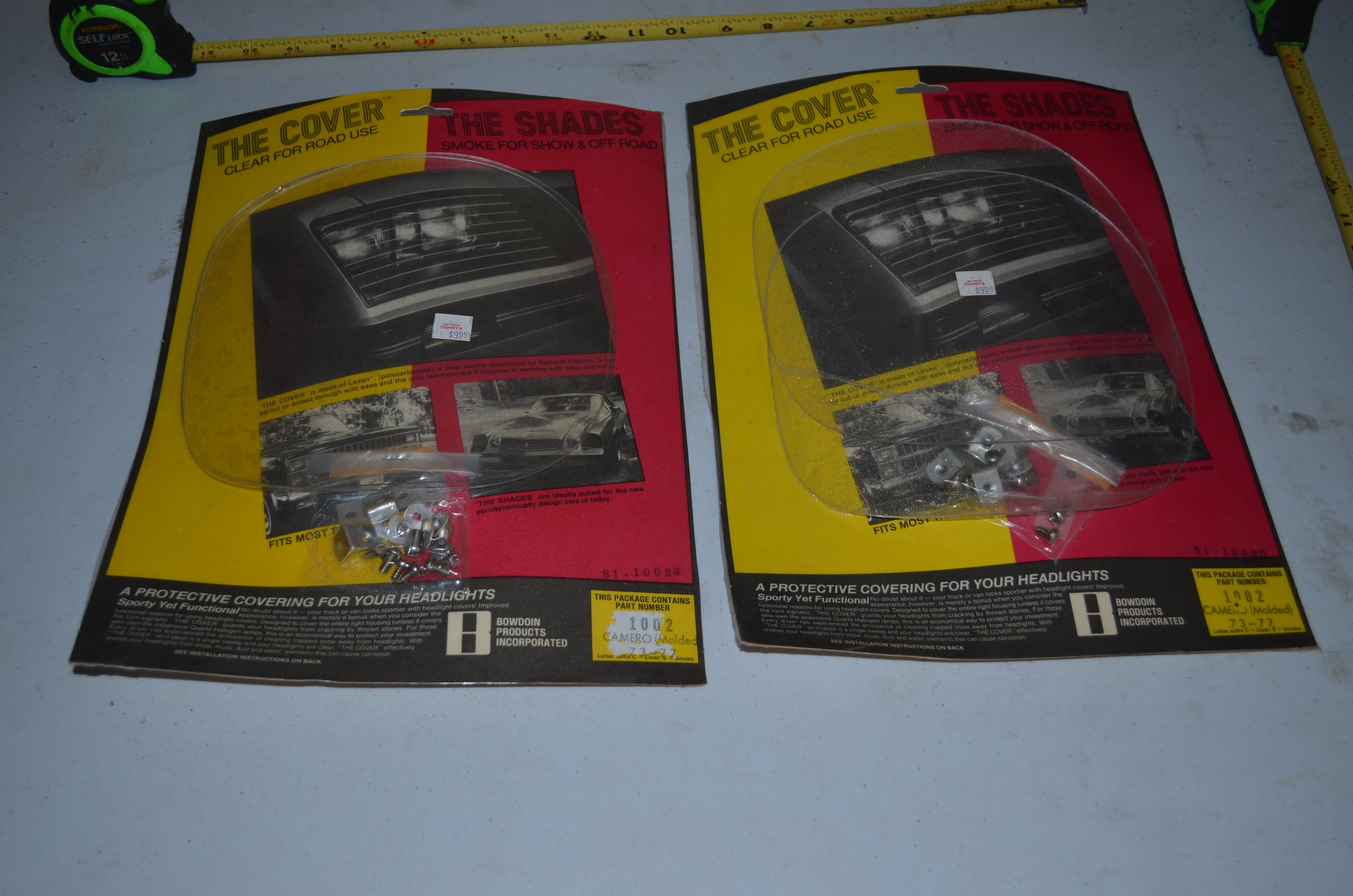 1973 to 77 Chevrolet Camaro Vintage AVS auto headlight shade made in USA (Auto ventshades)AVS