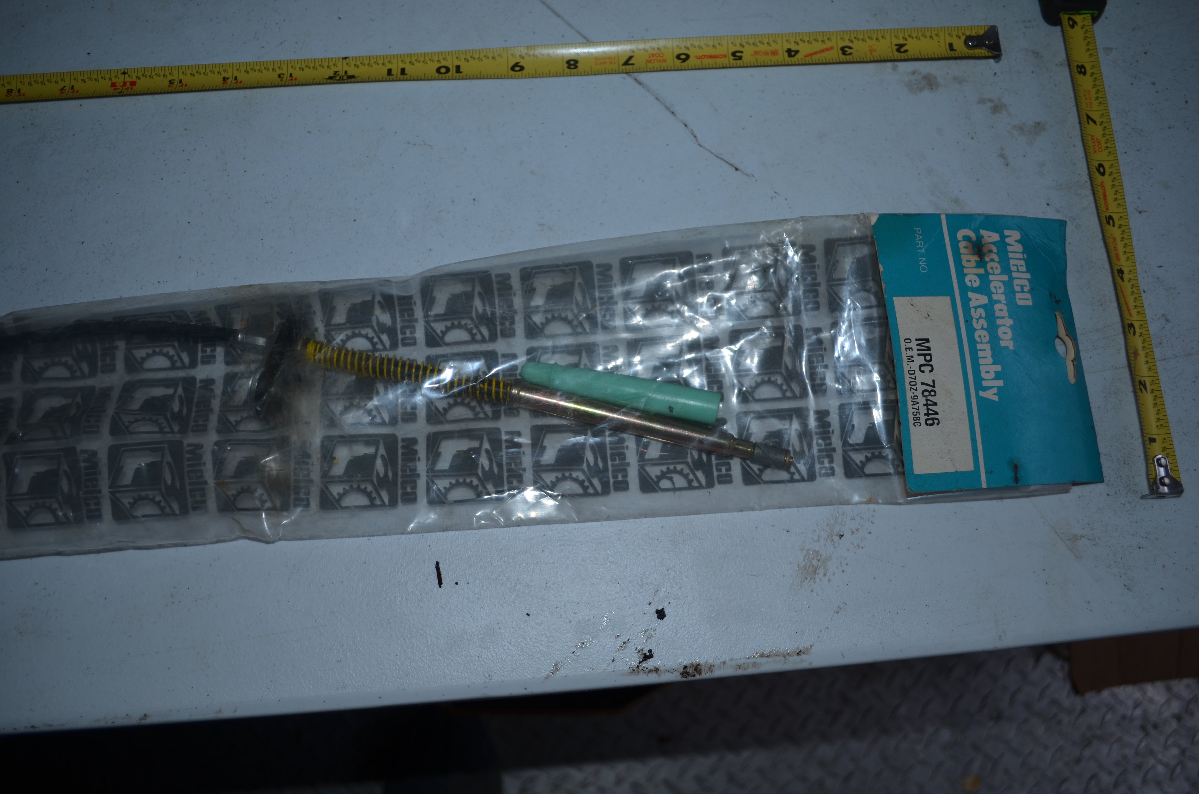 1974-1976 Torino 77-79 Ltd Cougar Throttle Cable OEM replacement new in package