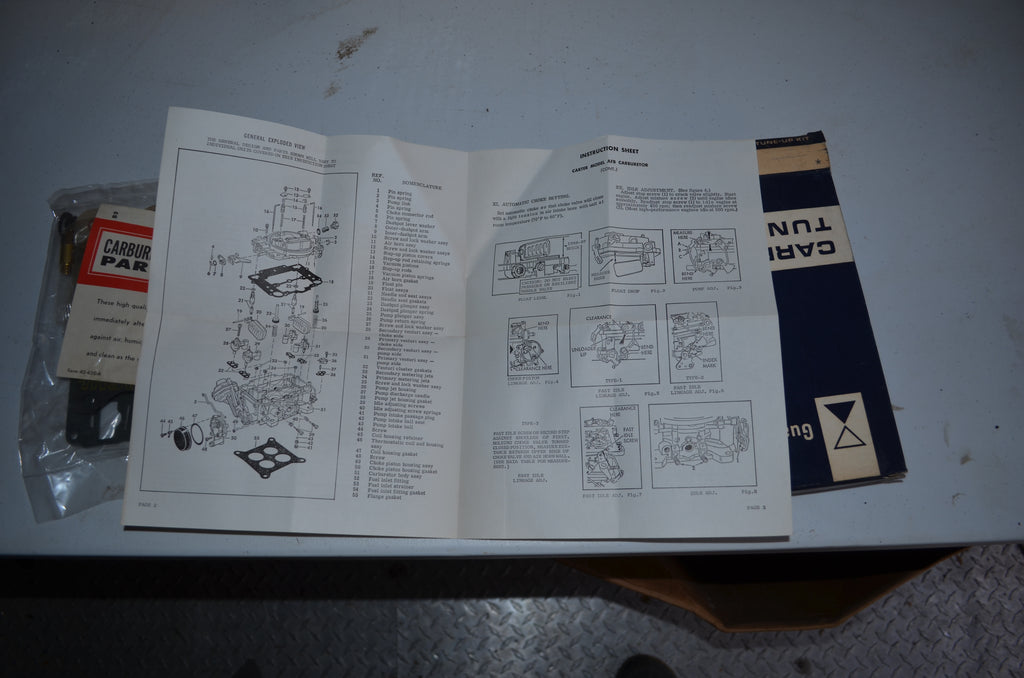 Guaranteed Carburetor Tune Up Kit Genuine OEM NOS USA Part 77-534