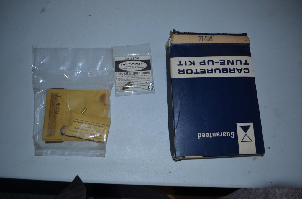 Guaranteed Carburetor vintage Tune Up Kit Genuine OEM NOS USA Part 77-558