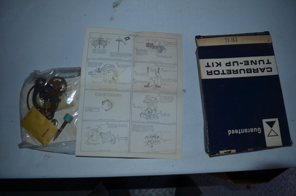 Guaranteed Carter 1 brl Carburetor Tune Up Kit Vintage Genuine OEM NOS USA Part 77-183
