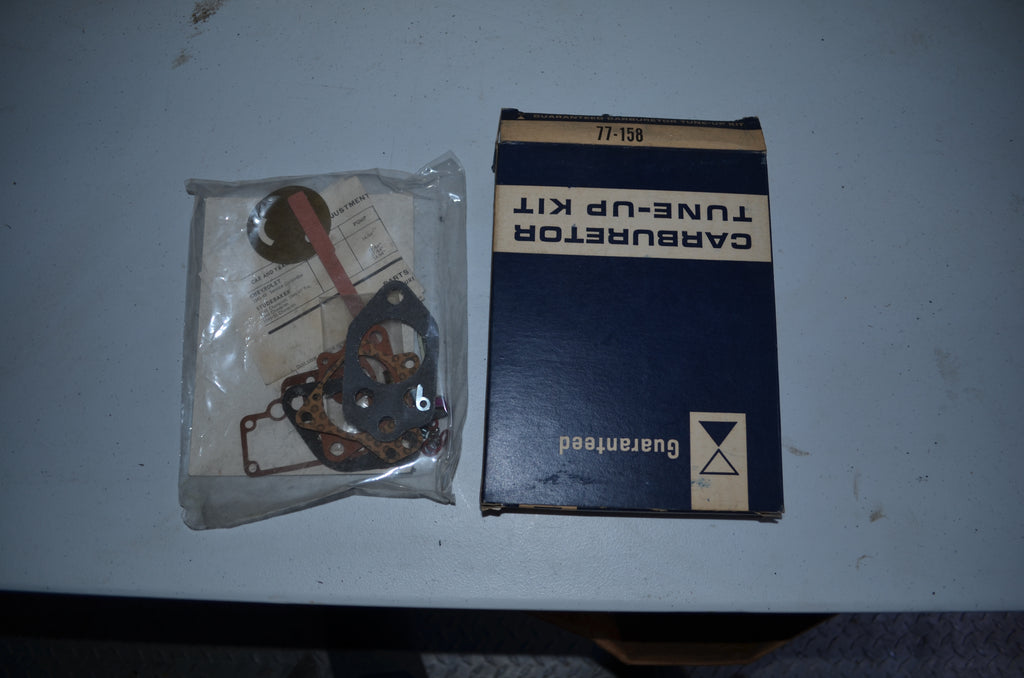 Guaranteed Carburetor 1 brl Tune Up Kit Vintage Genuine OEM NOS USA Part 77-158