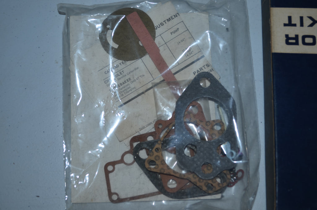 Guaranteed Carburetor 1 brl Tune Up Kit Vintage Genuine OEM NOS USA Part 77-158