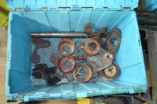 1968 1980 Corvette steering column parts complete tote full (prefer local pickup)