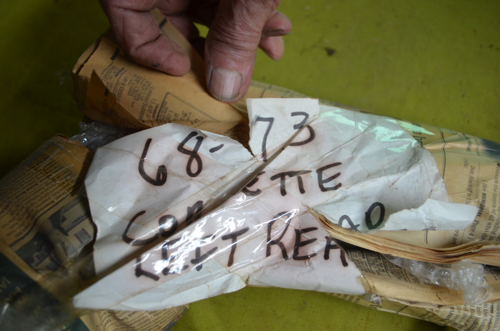 1968 to 73 Corvette left rear bumper OEM new triple plated chrome