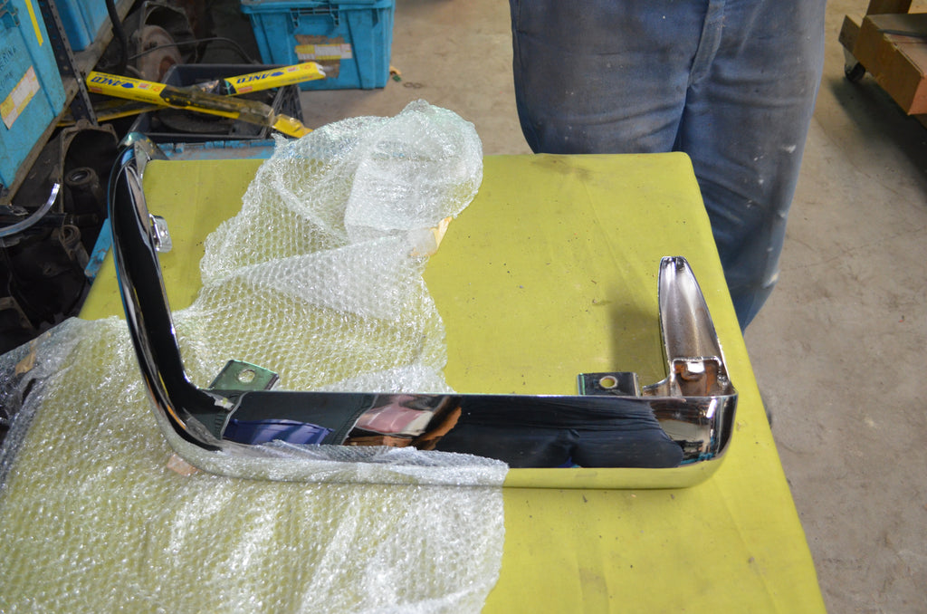 1968 to 73 Corvette left rear bumper OEM new triple plated chrome