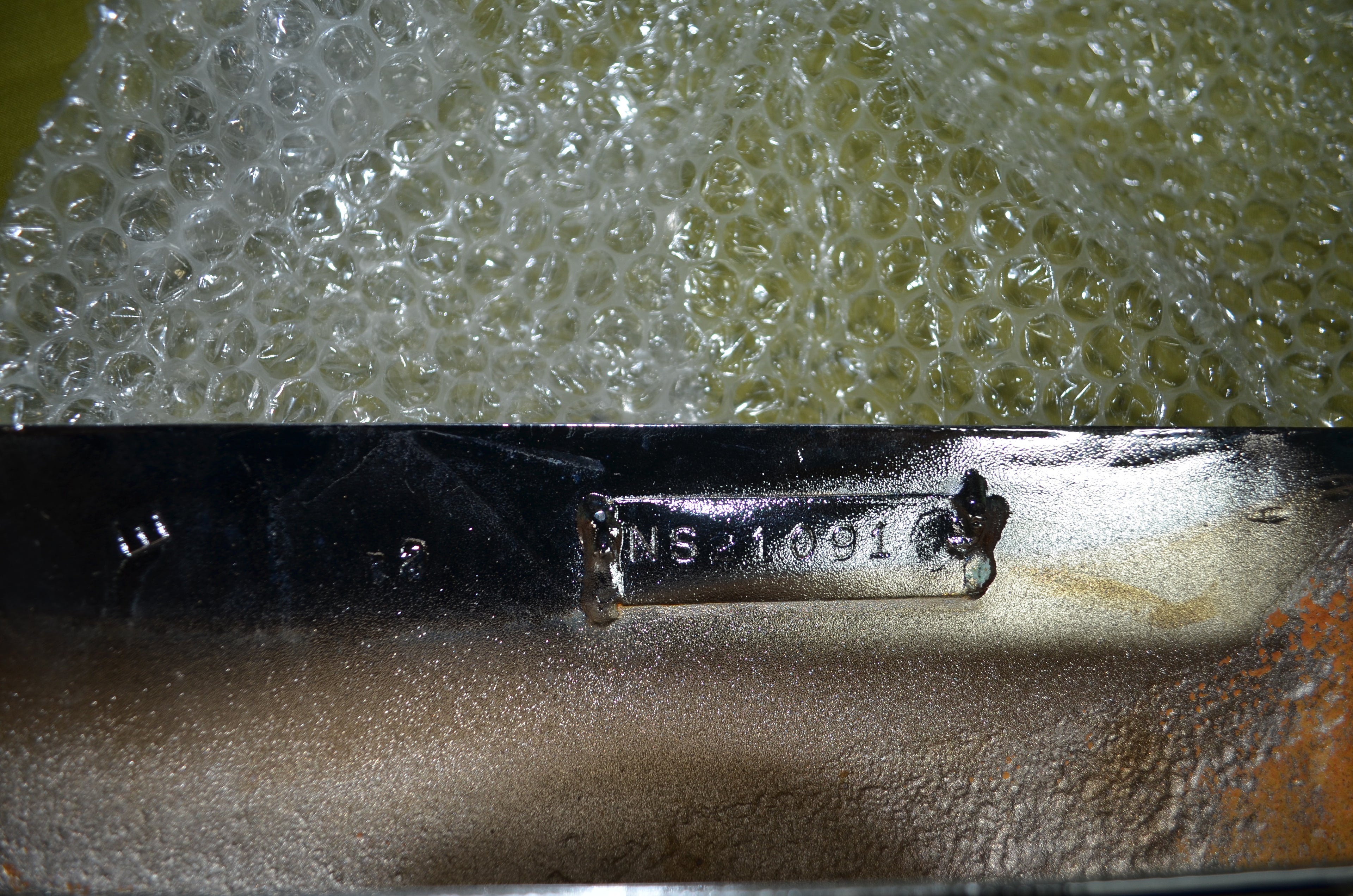 1968 to 73 Corvette left rear bumper OEM new triple plated chrome