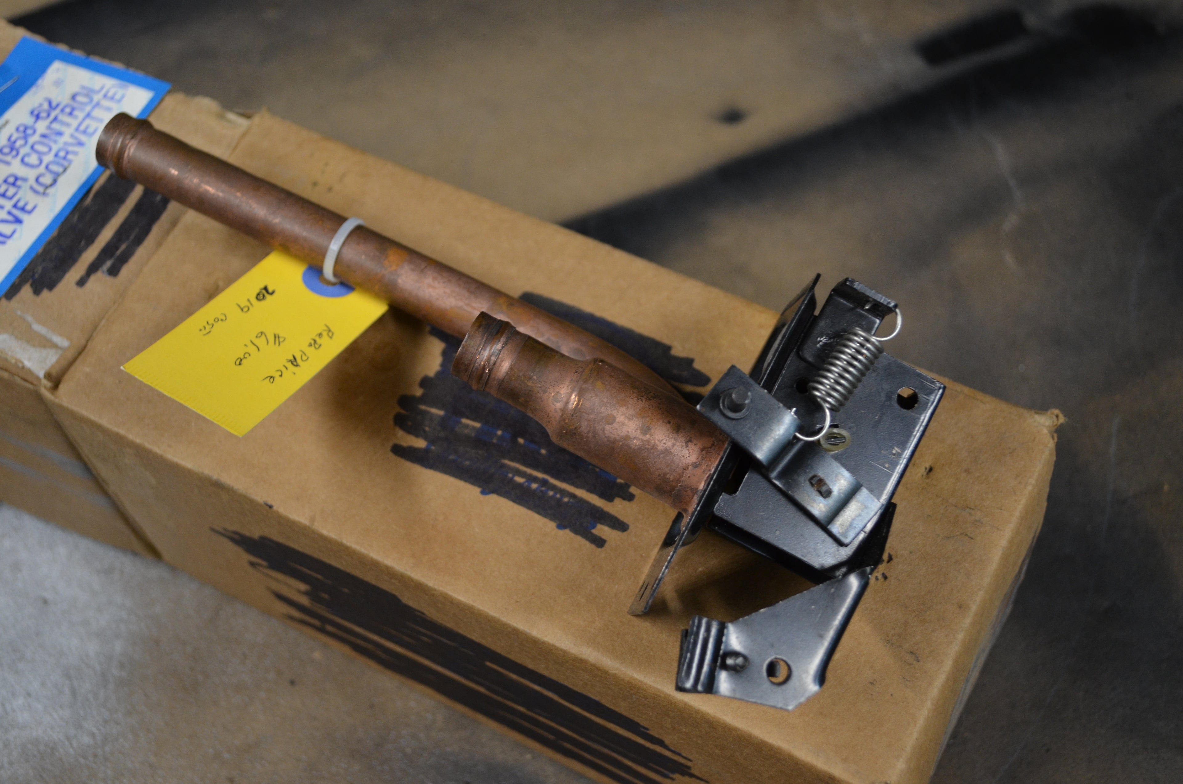 1958 to 1962 corvette heater control valve