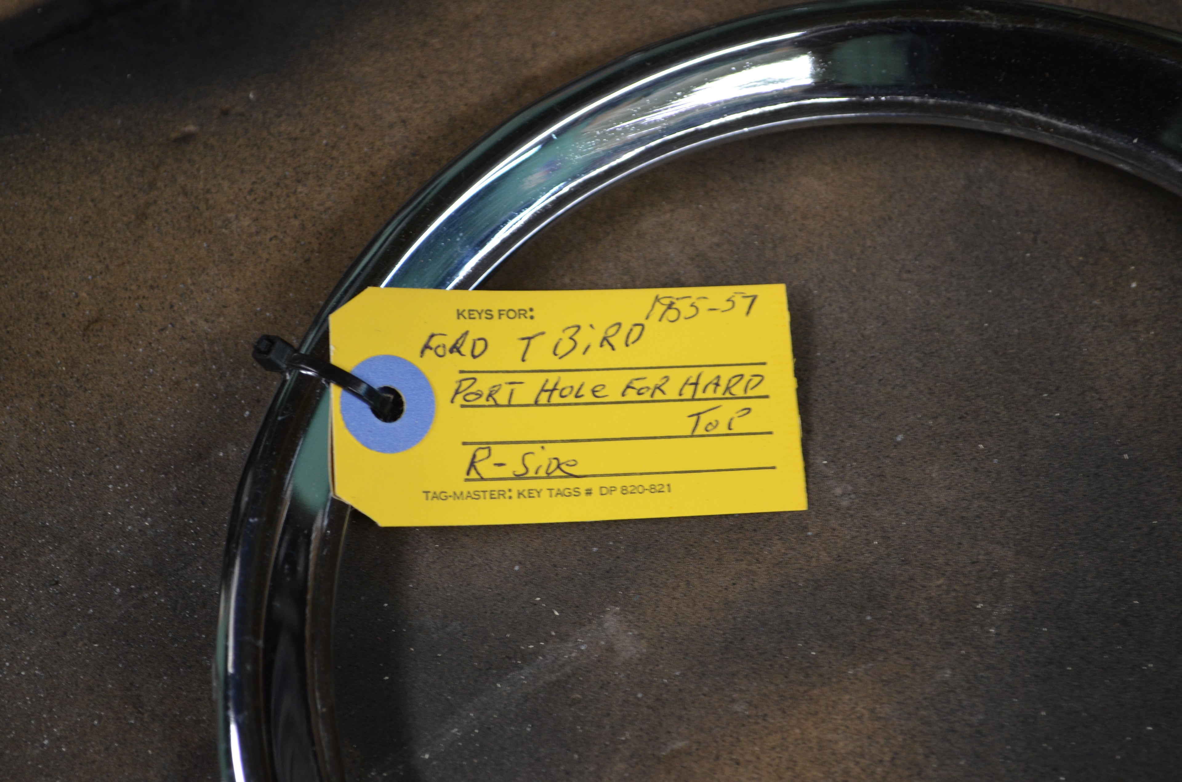 1953 to 1957 Ford Thunderbird porthole Chrome right side