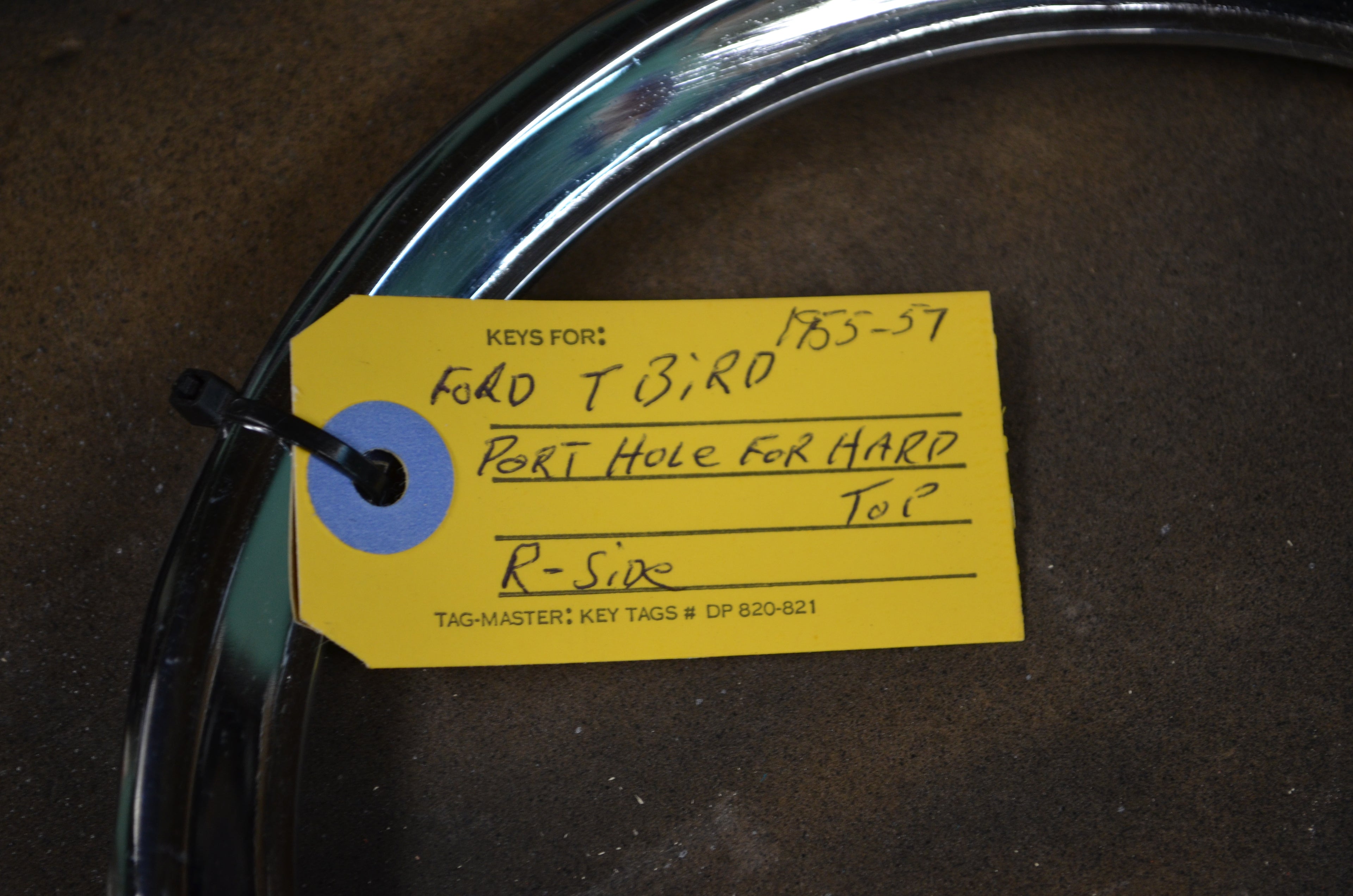 1953 to 1957 Ford Thunderbird porthole Chrome right side