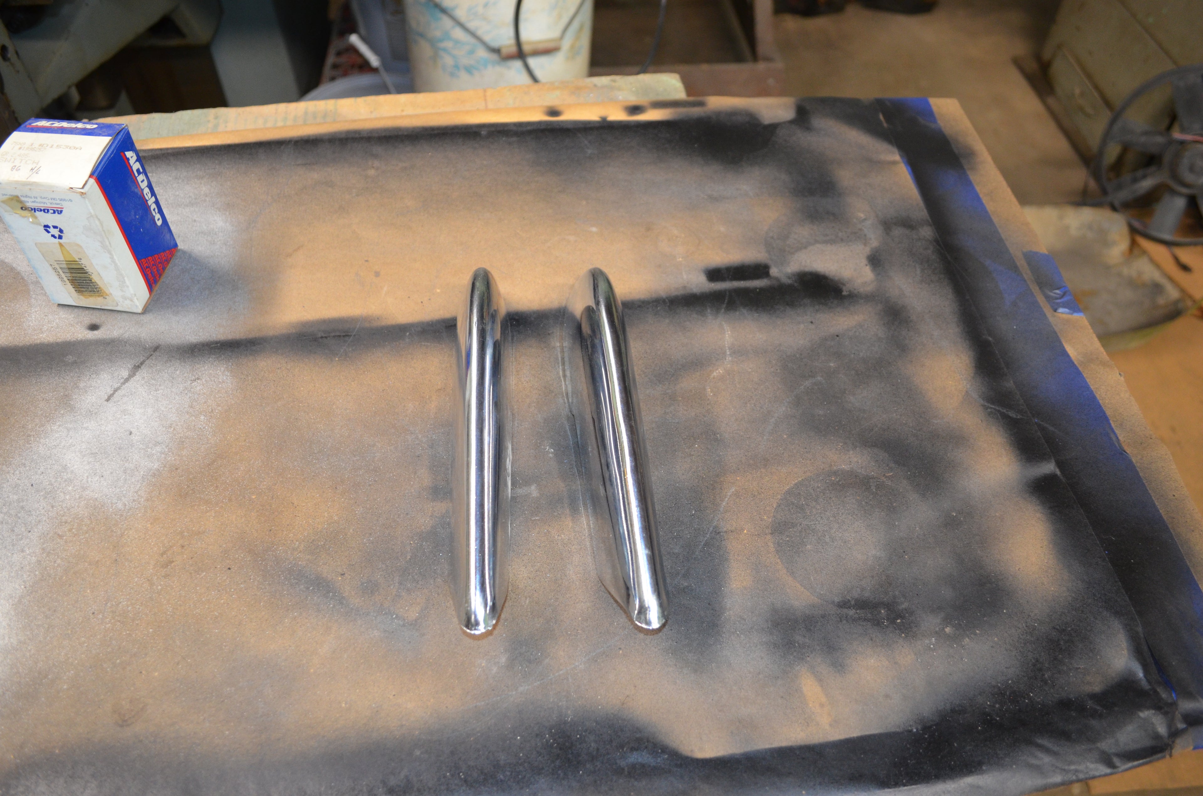 1966 to 65 Chevrolet Impala or Caprice left hand NOS front bumper guards