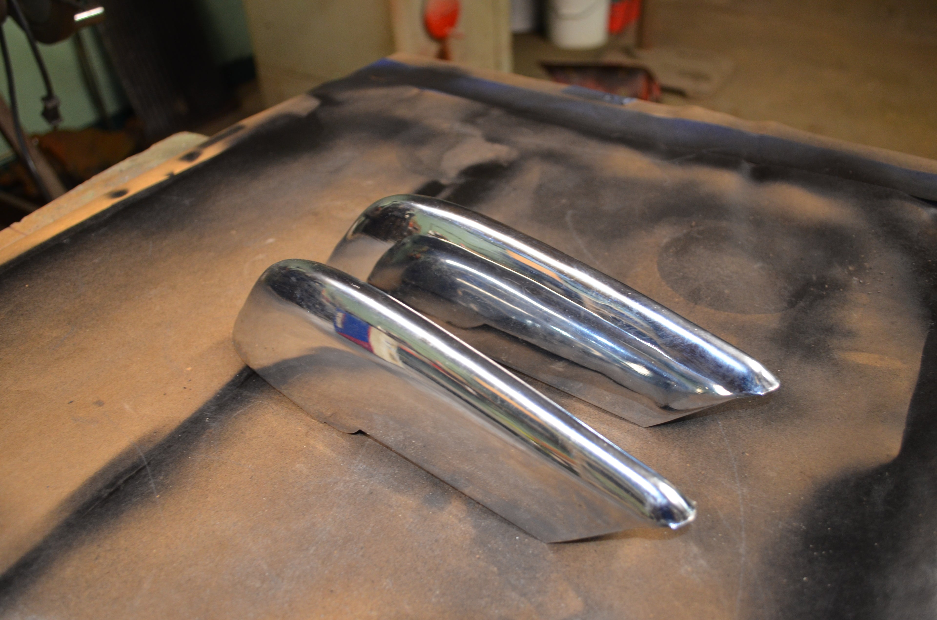 1966 to 65 Chevrolet Impala or Caprice left hand NOS front bumper guards