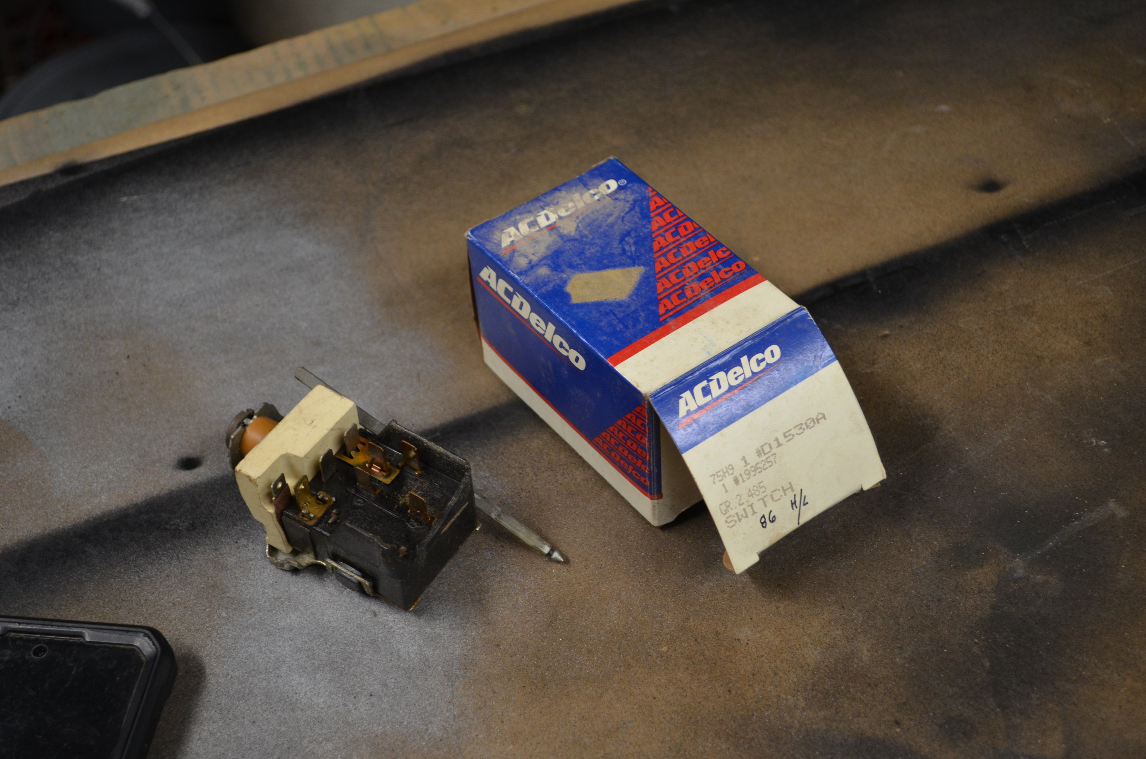 1986 GMC truck headlight switch OEM NOS in the Box in perfect condition