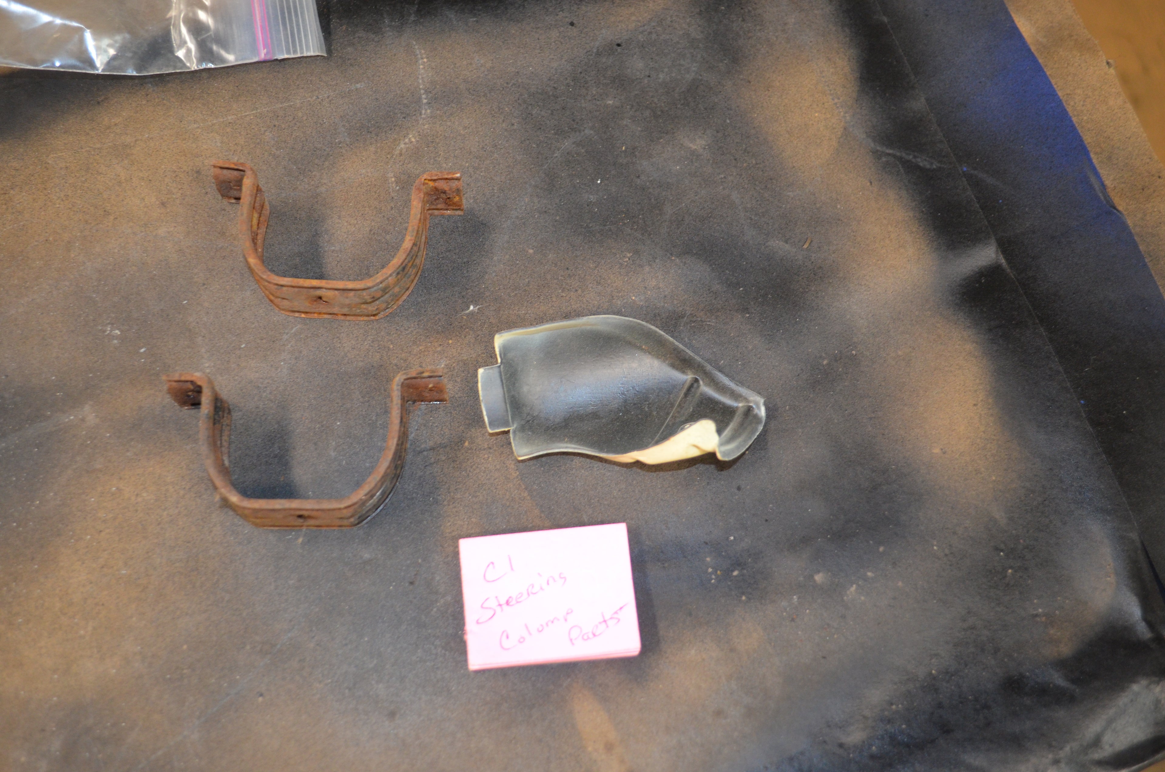 1953 to 1962 Corvette steering oem column parts used